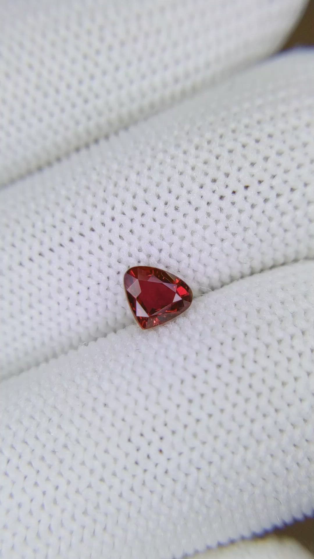 0.68 Ct. Ruby from Thailand Size Video