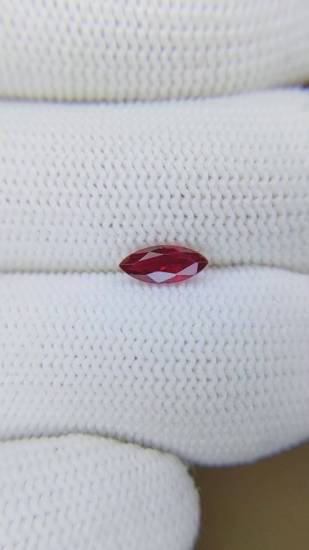 0.65 Ct. Ruby from Thailand Size Video