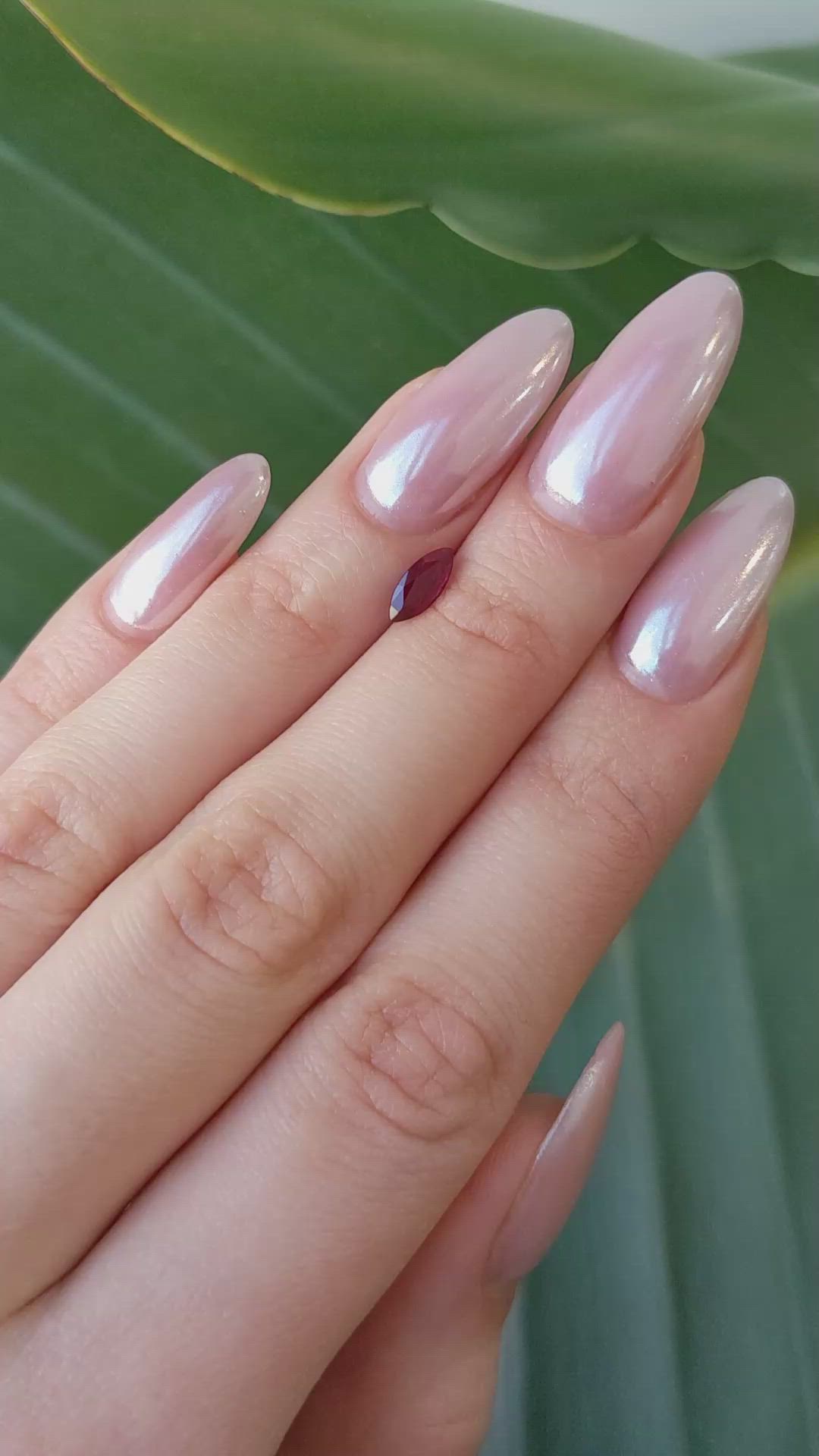 0.65 Ct. Ruby from Thailand Size Video