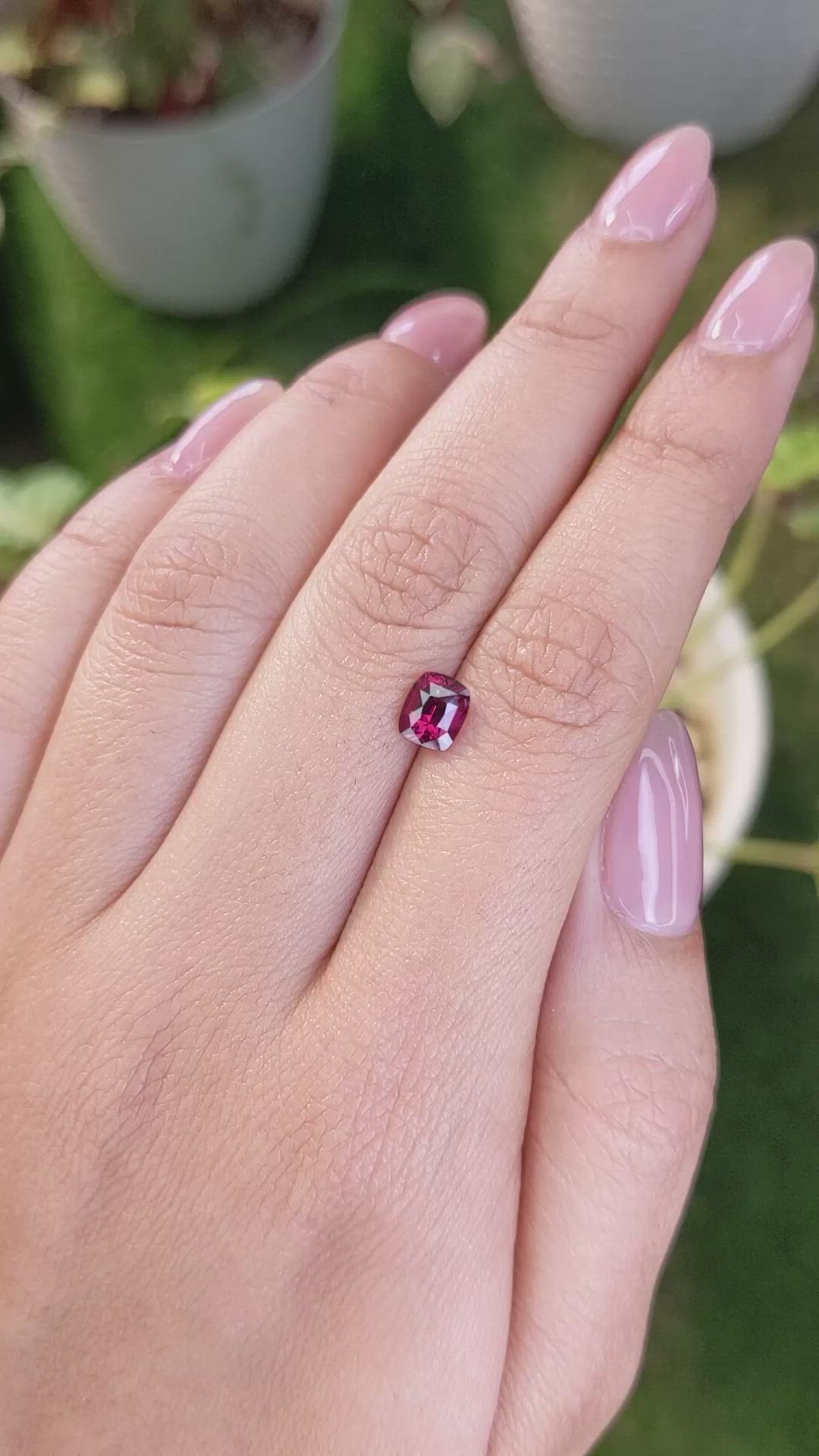 1.13 Ct. Ruby from Mozambique Size Video