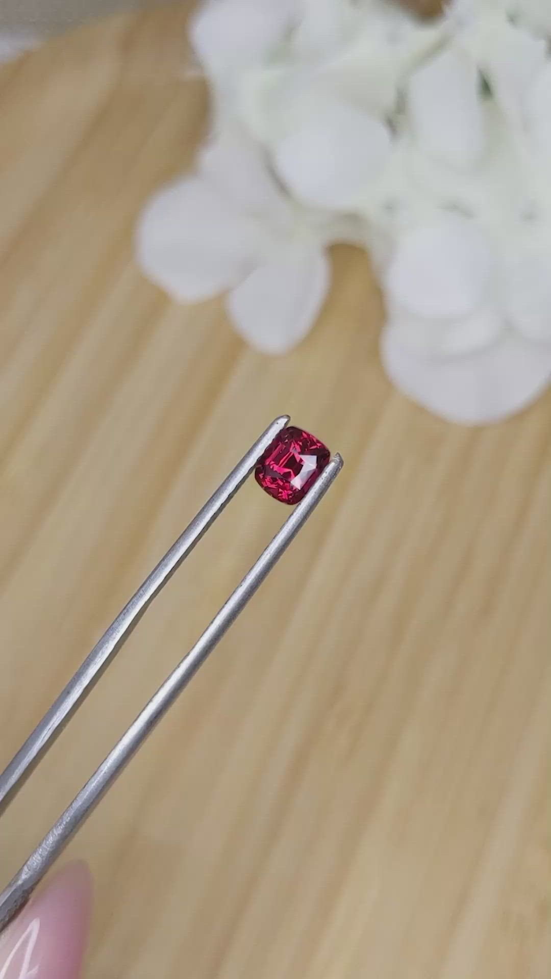 1.13 Ct. Ruby from Mozambique Size Video