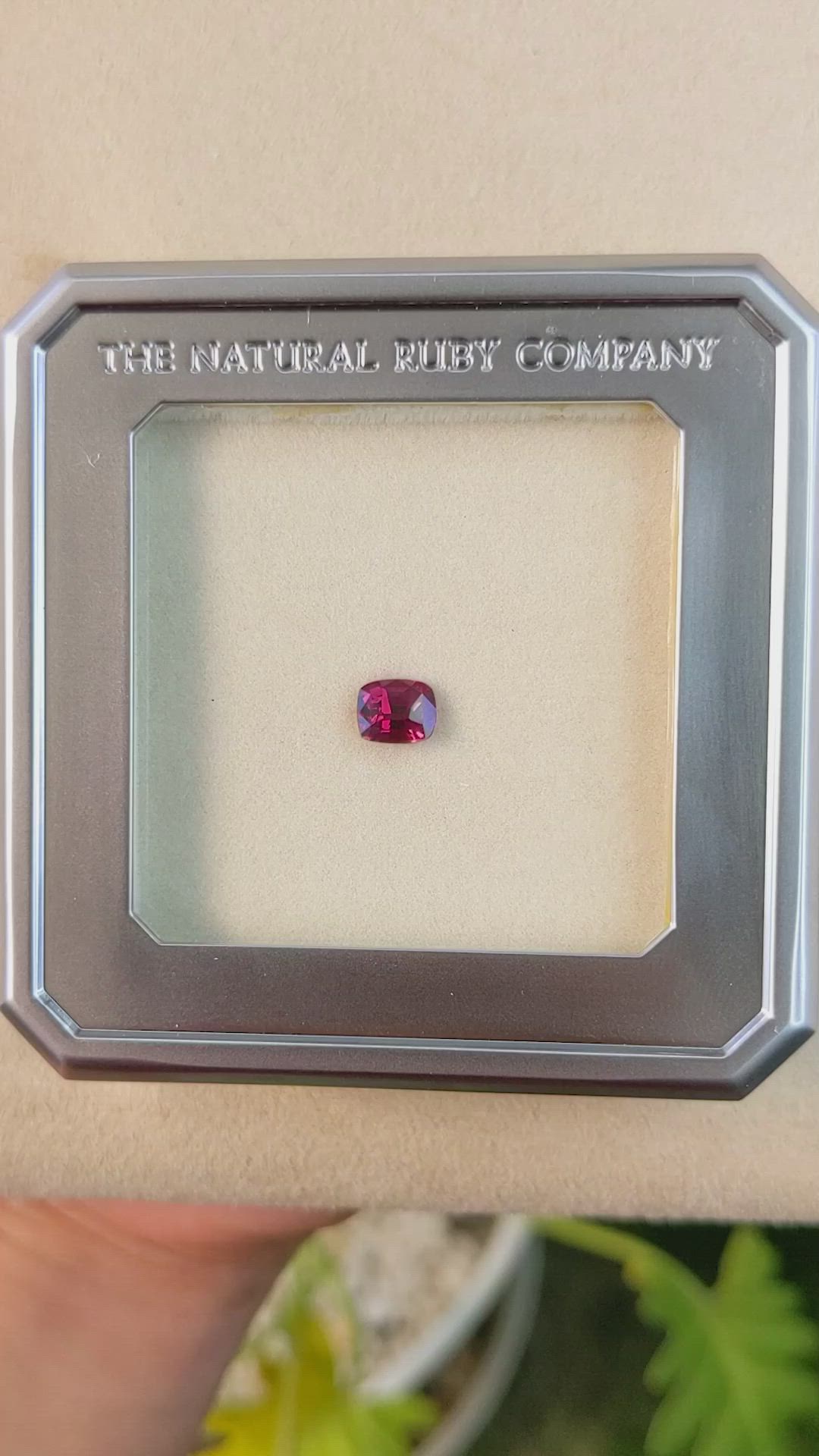 1.13 Ct. Ruby from Mozambique Size Video