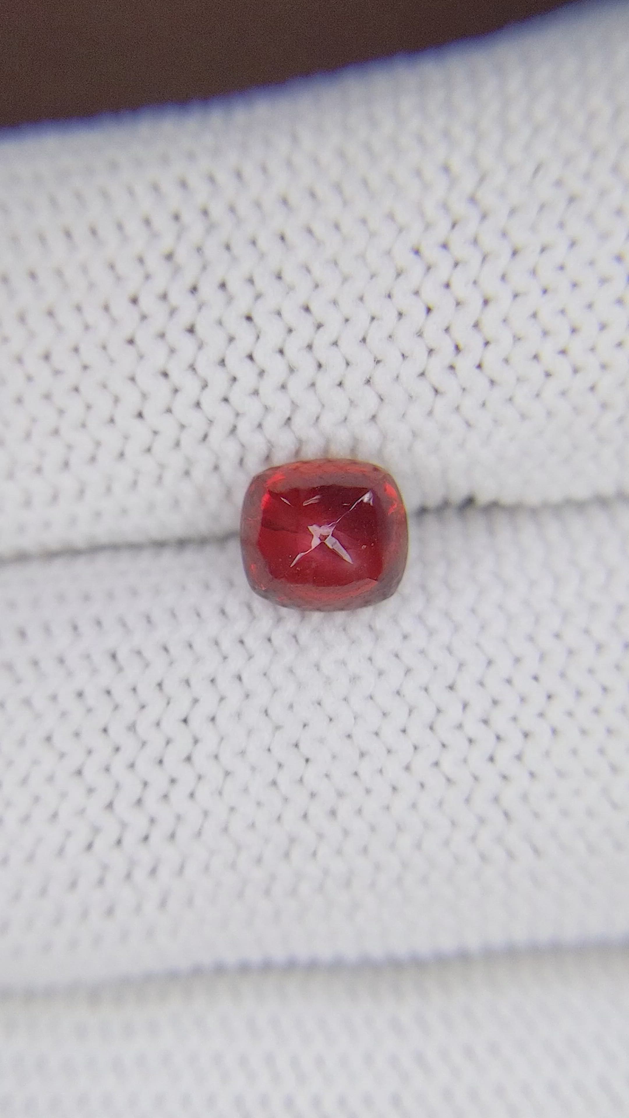1.94 Ct. Cabochon Ruby from India Size Video