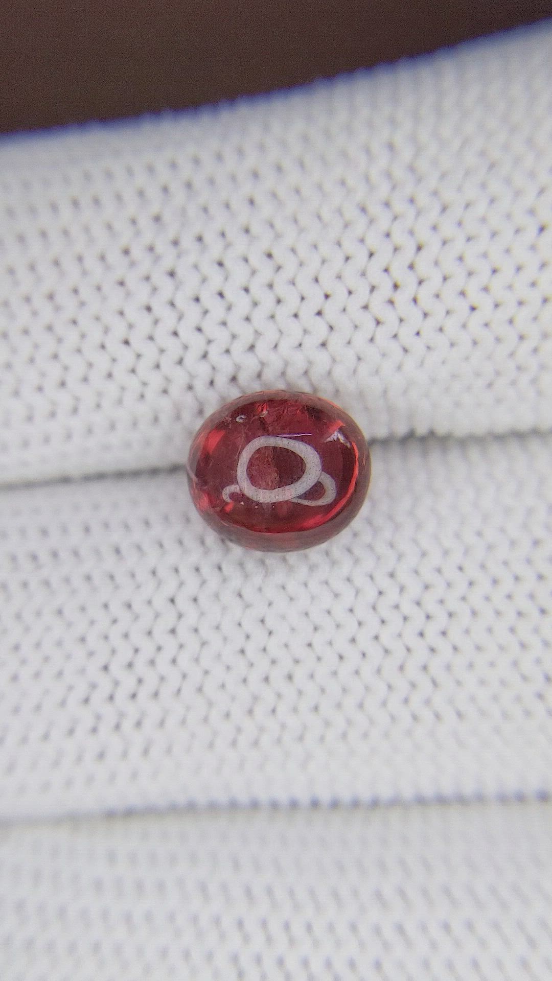 4.05 Ct. Cabochon Ruby from India Size Video