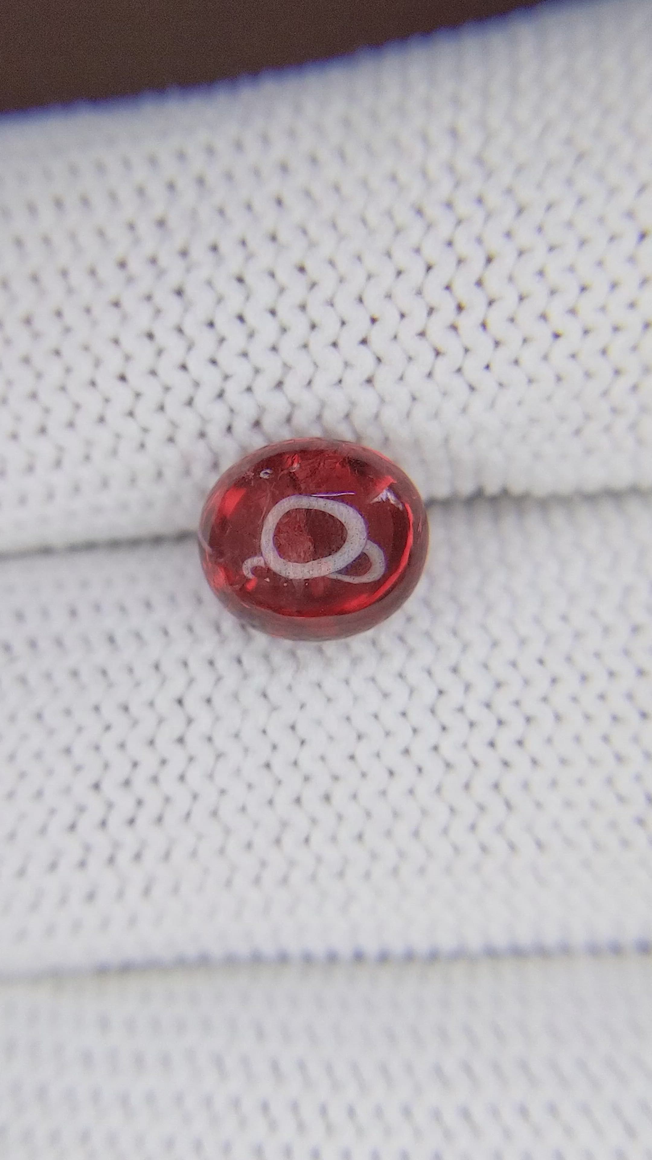 4.05 Ct. Cabochon Ruby from India Size Video