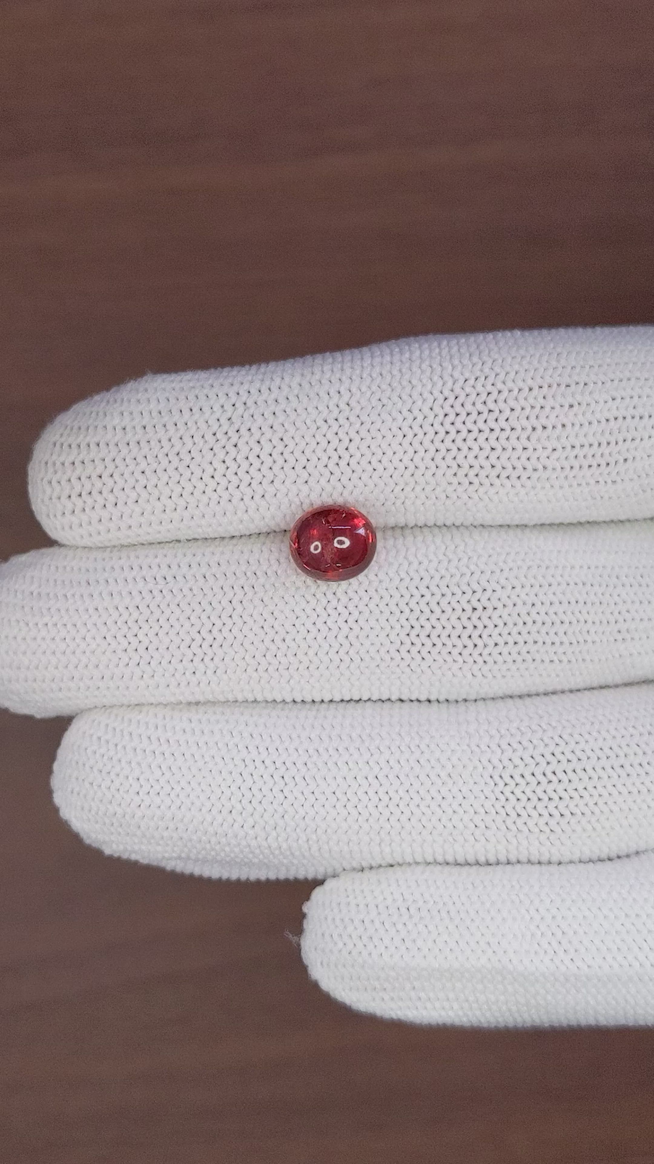 4.05 Ct. Cabochon Ruby from India Size Video