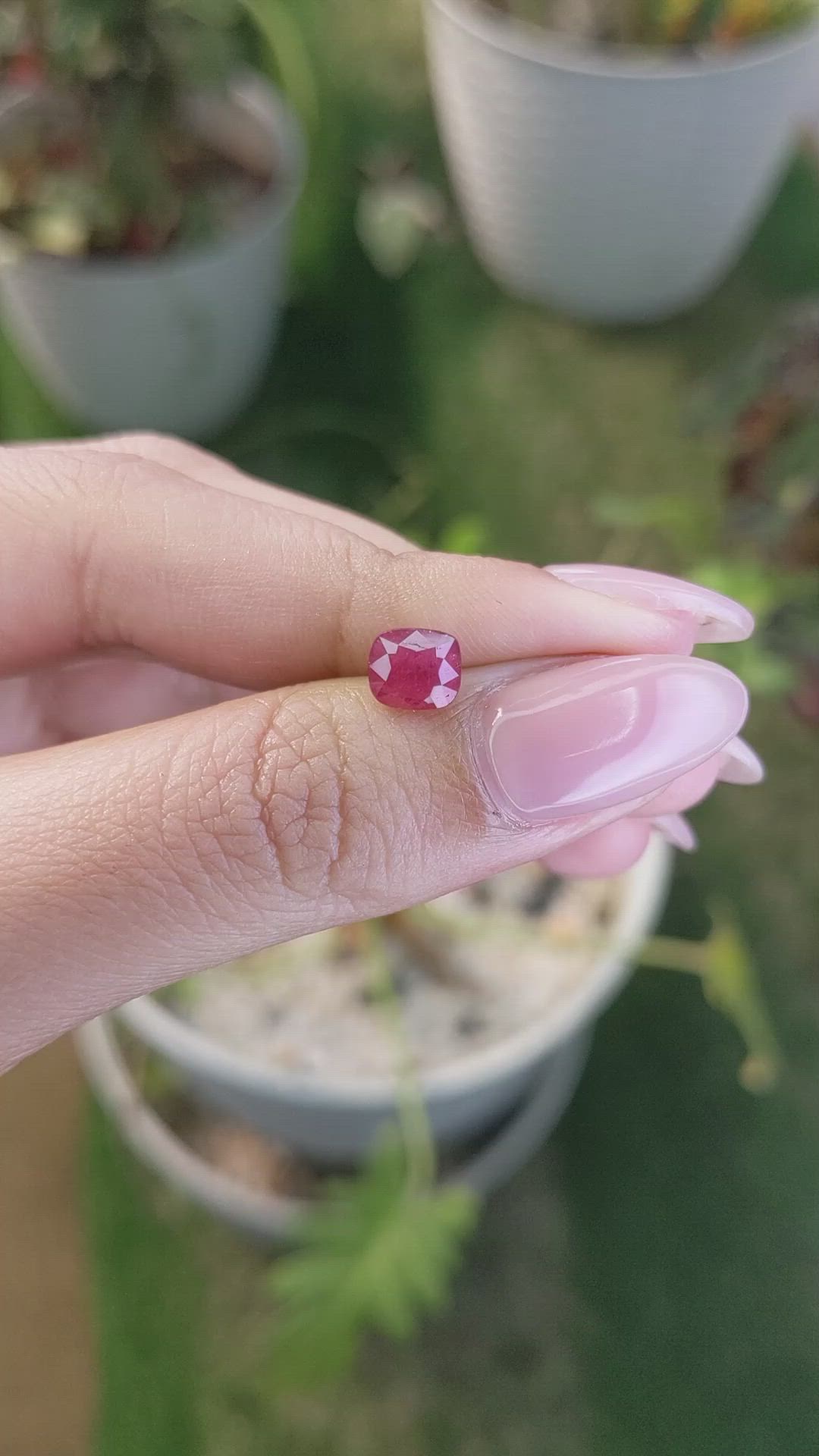 1.49 Ct. Ruby from Mozambique Size Video