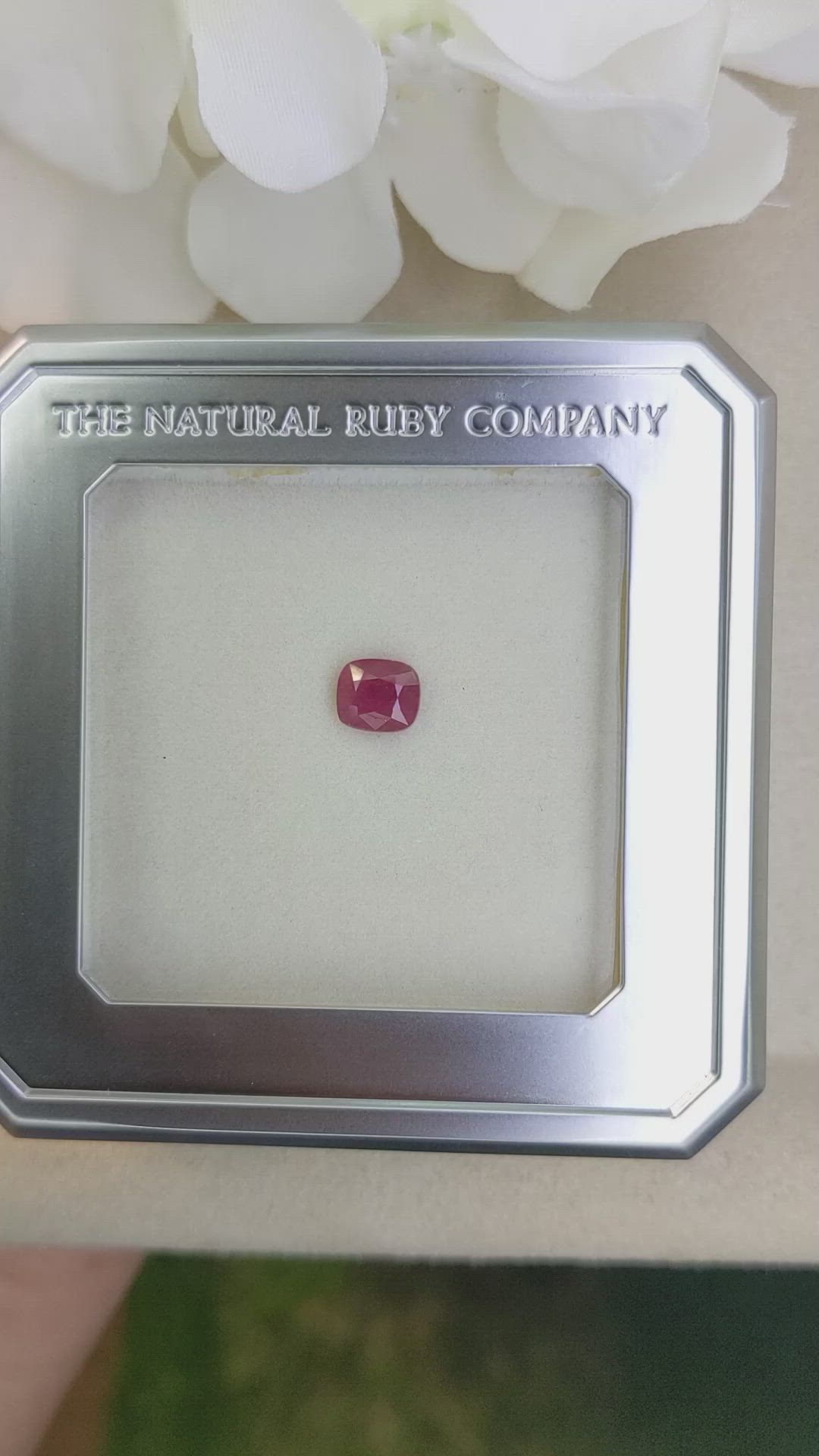 1.49 Ct. Ruby from Mozambique Size Video