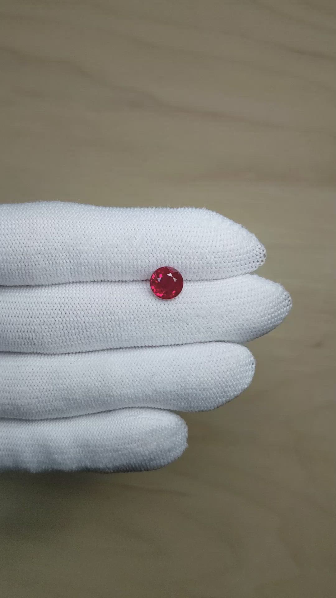 2.23 Ct. Ruby from Burma (Myanmar) Size Video