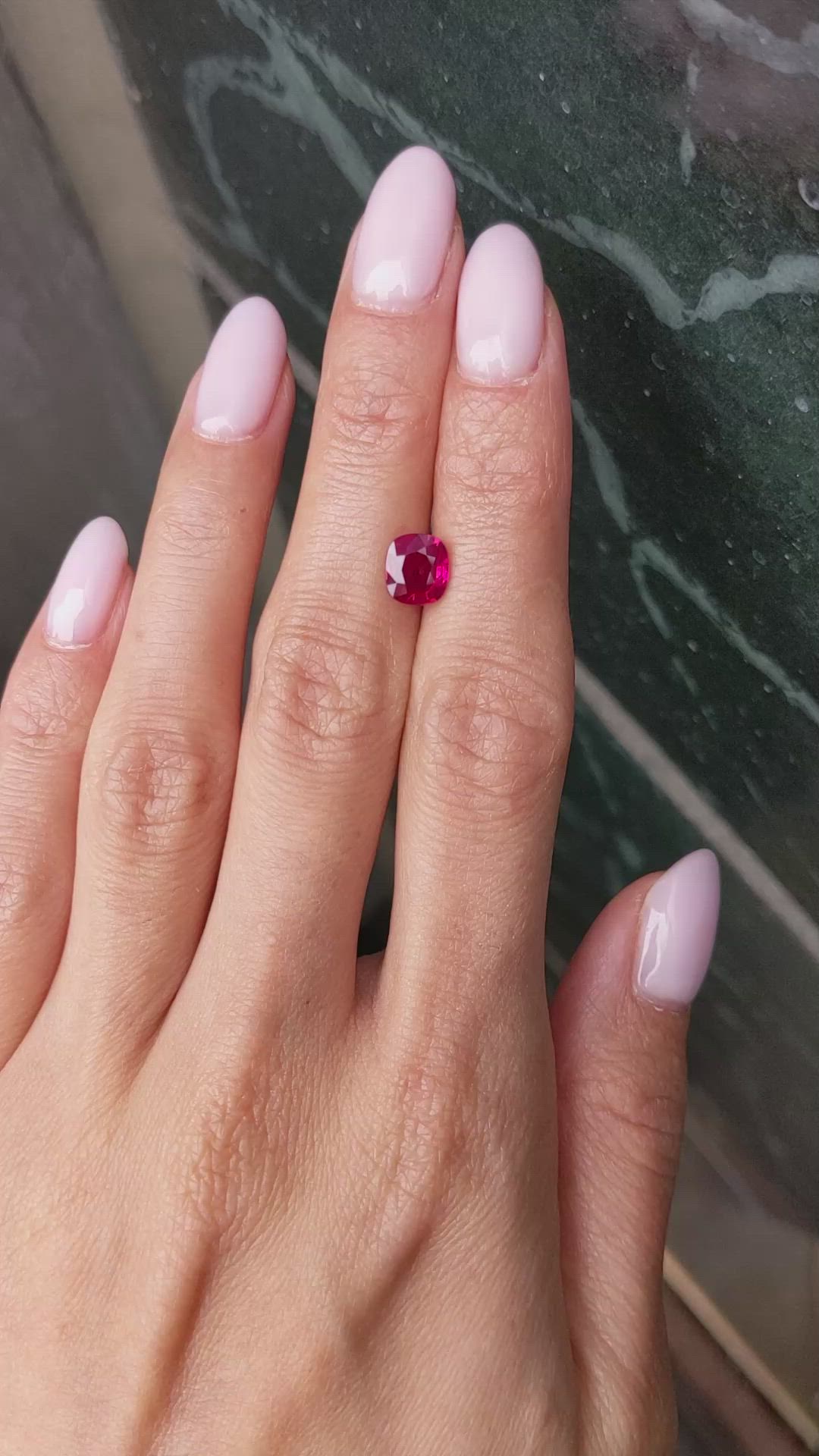 1.52 Ct. Ruby from Burma (Myanmar) Size Video