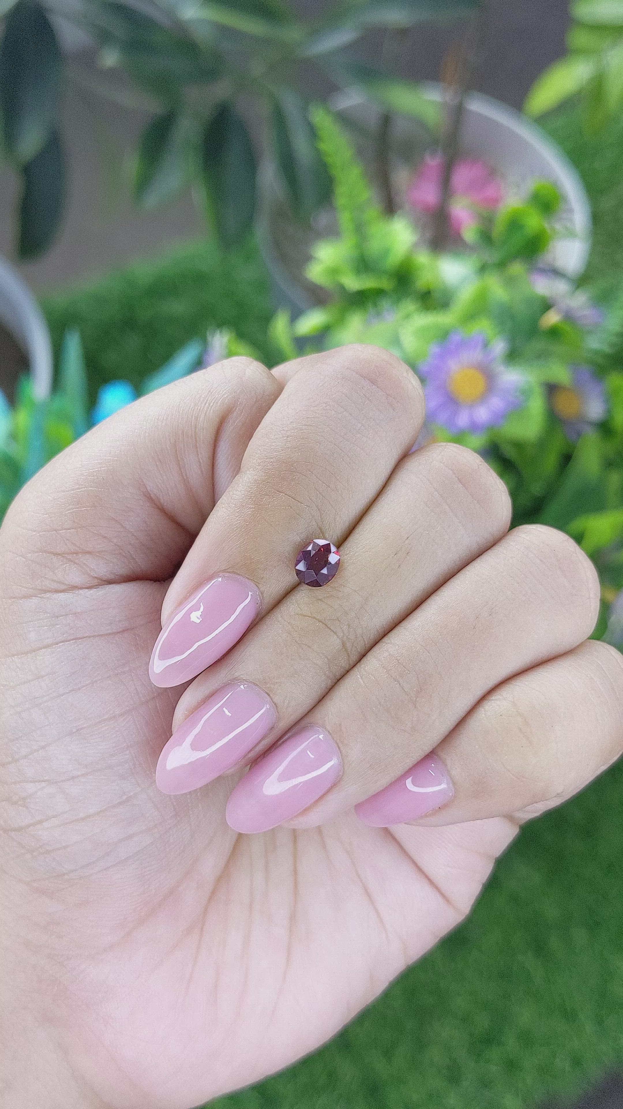 0.87 Ct. Ruby from Tanzania Size Video