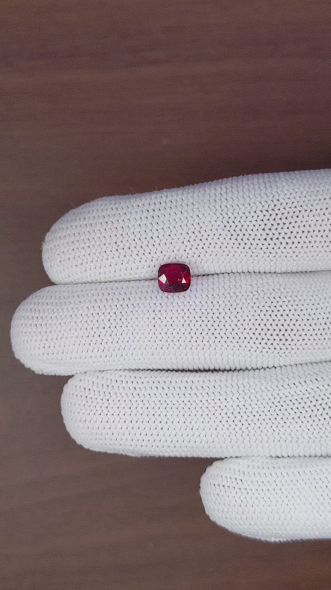 1.08 Ct. Ruby from Tanzania Size Video