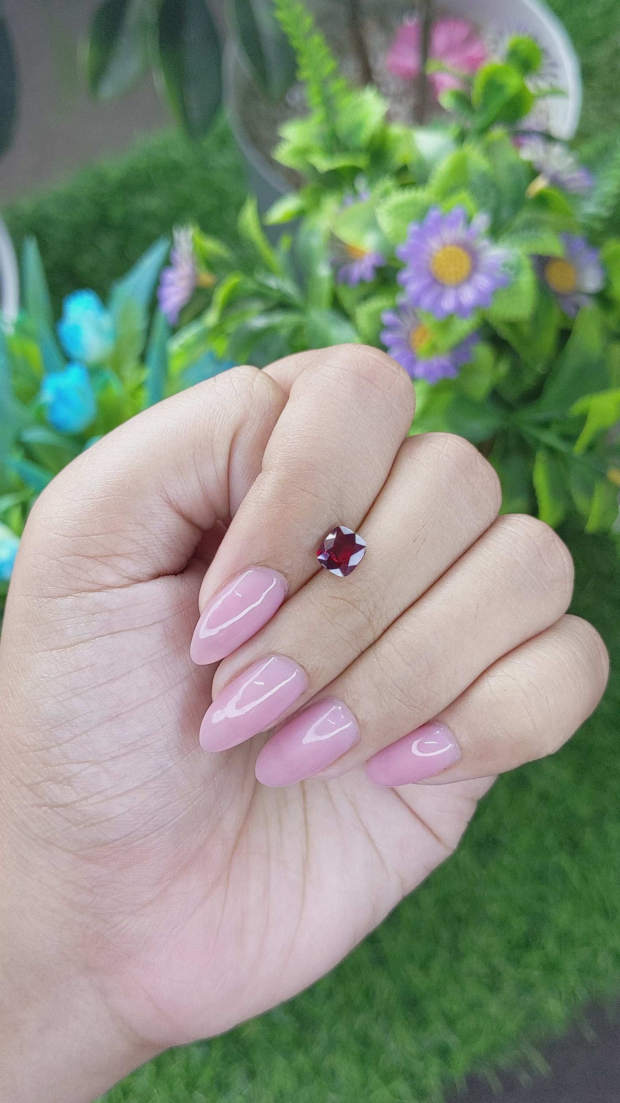 1.08 Ct. Ruby from Tanzania Size Video