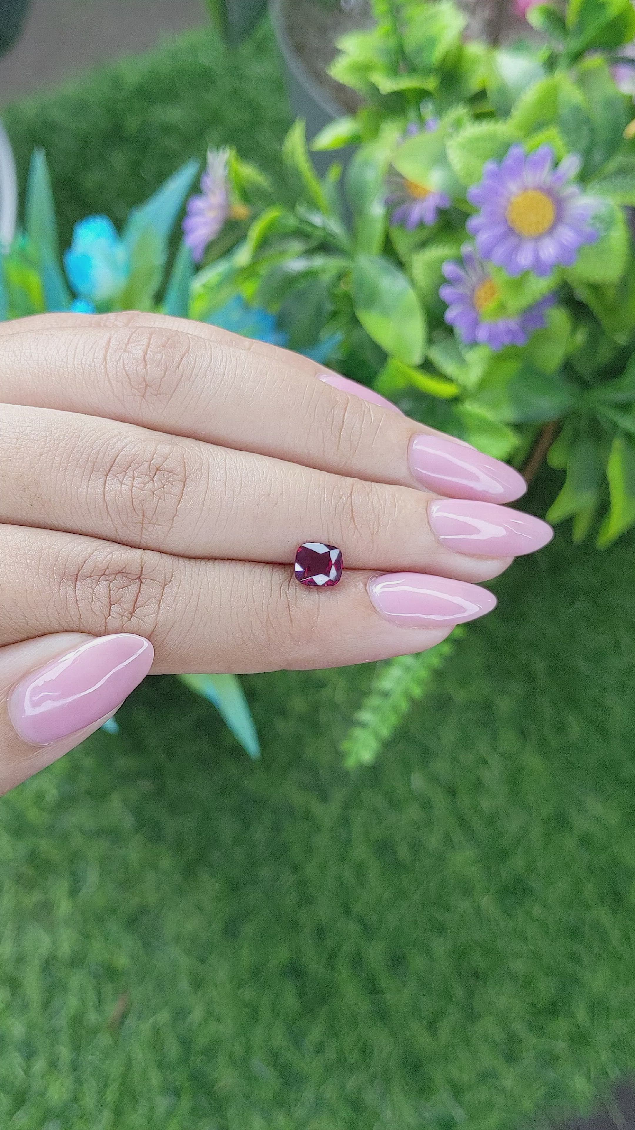 1.08 Ct. Ruby from Tanzania Size Video