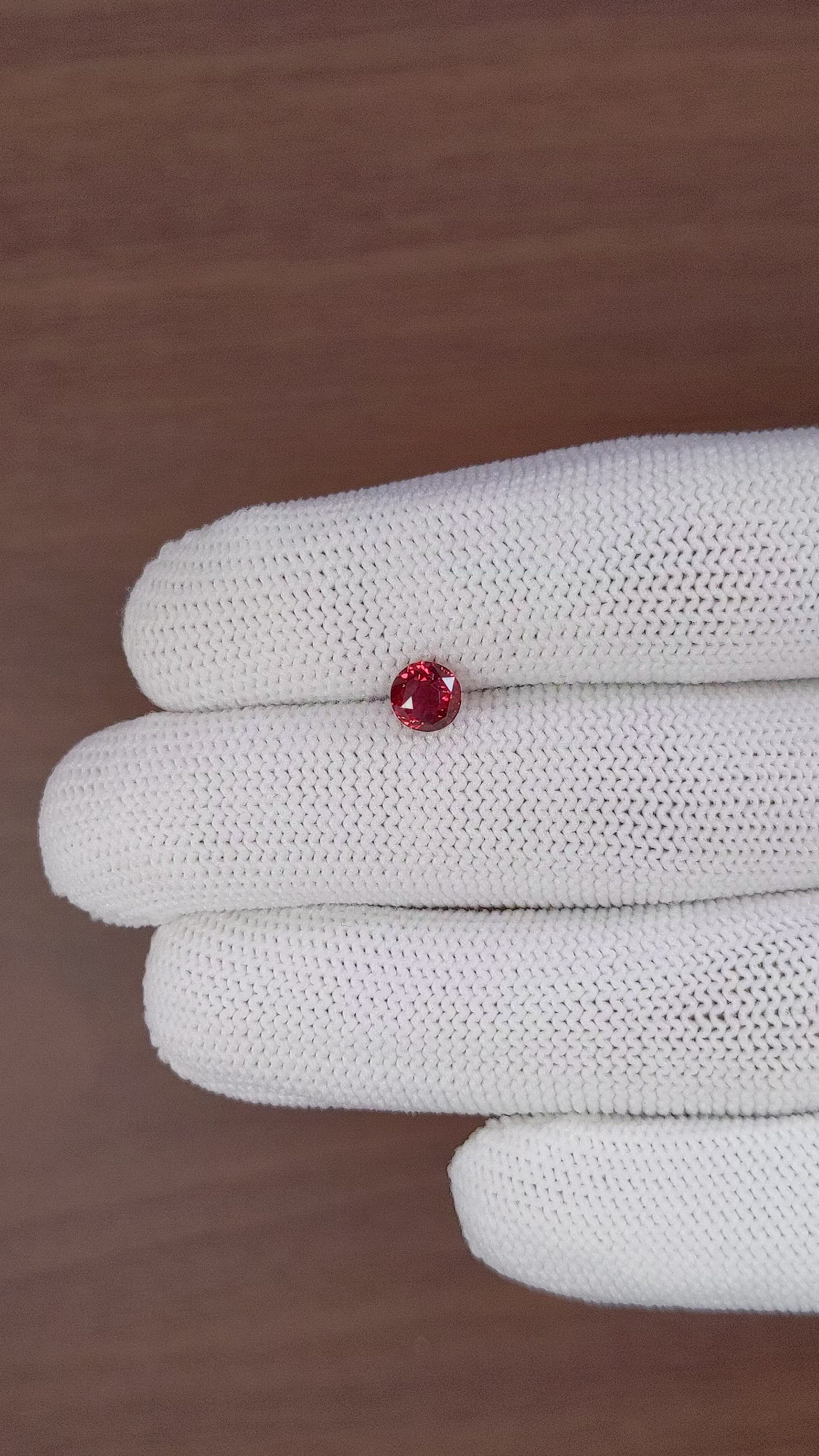 1.07 Ct. Ruby from India Size Video