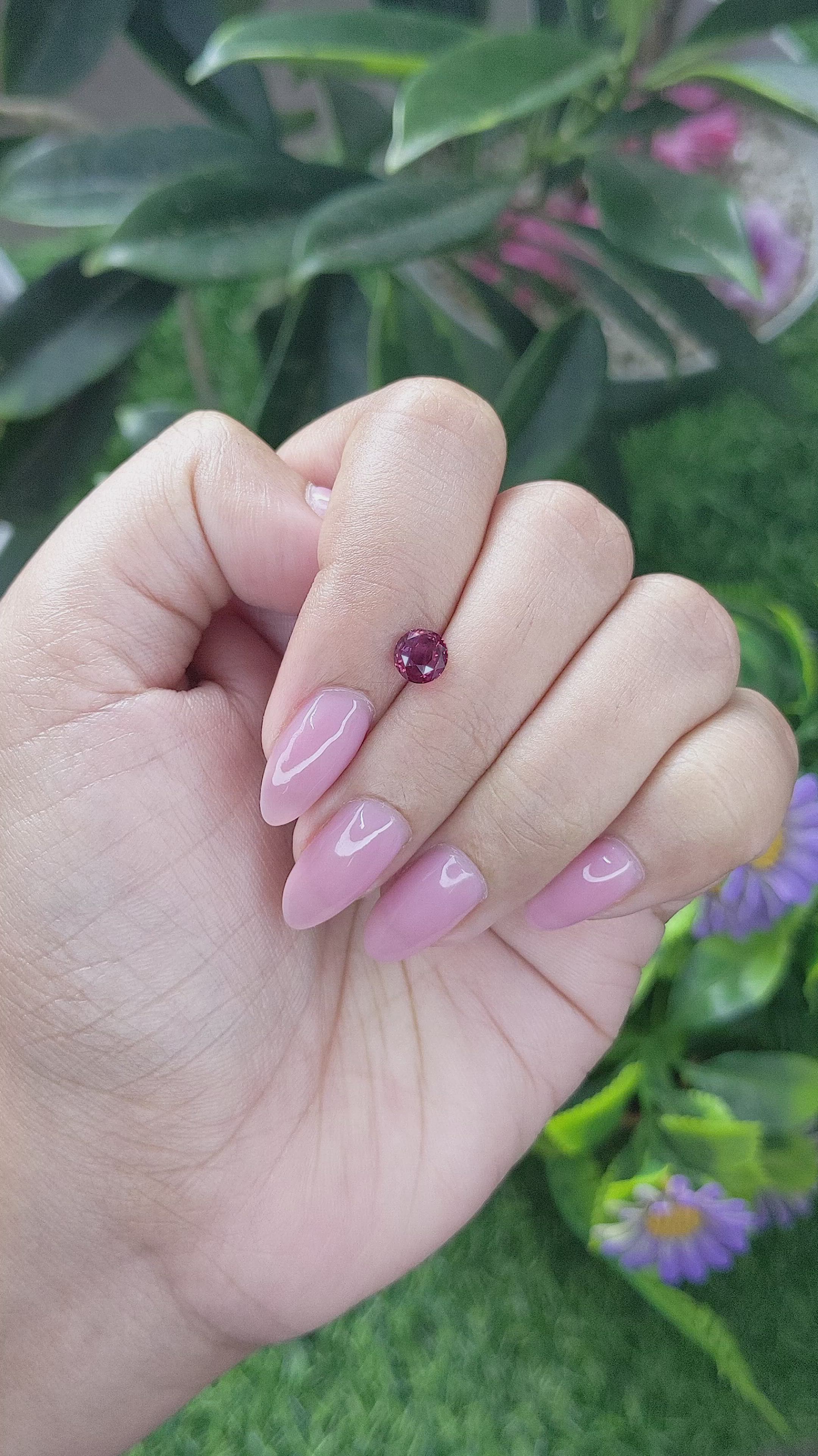 1.07 Ct. Ruby from India Size Video