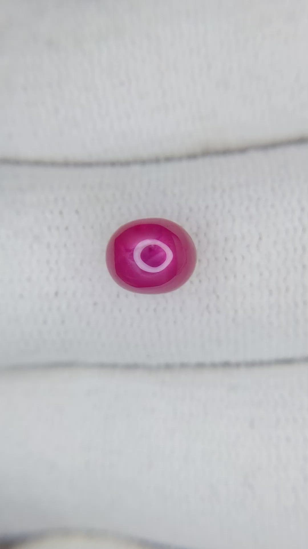 2.61 Ct. Star Ruby from Burma (Myanmar) Size Video