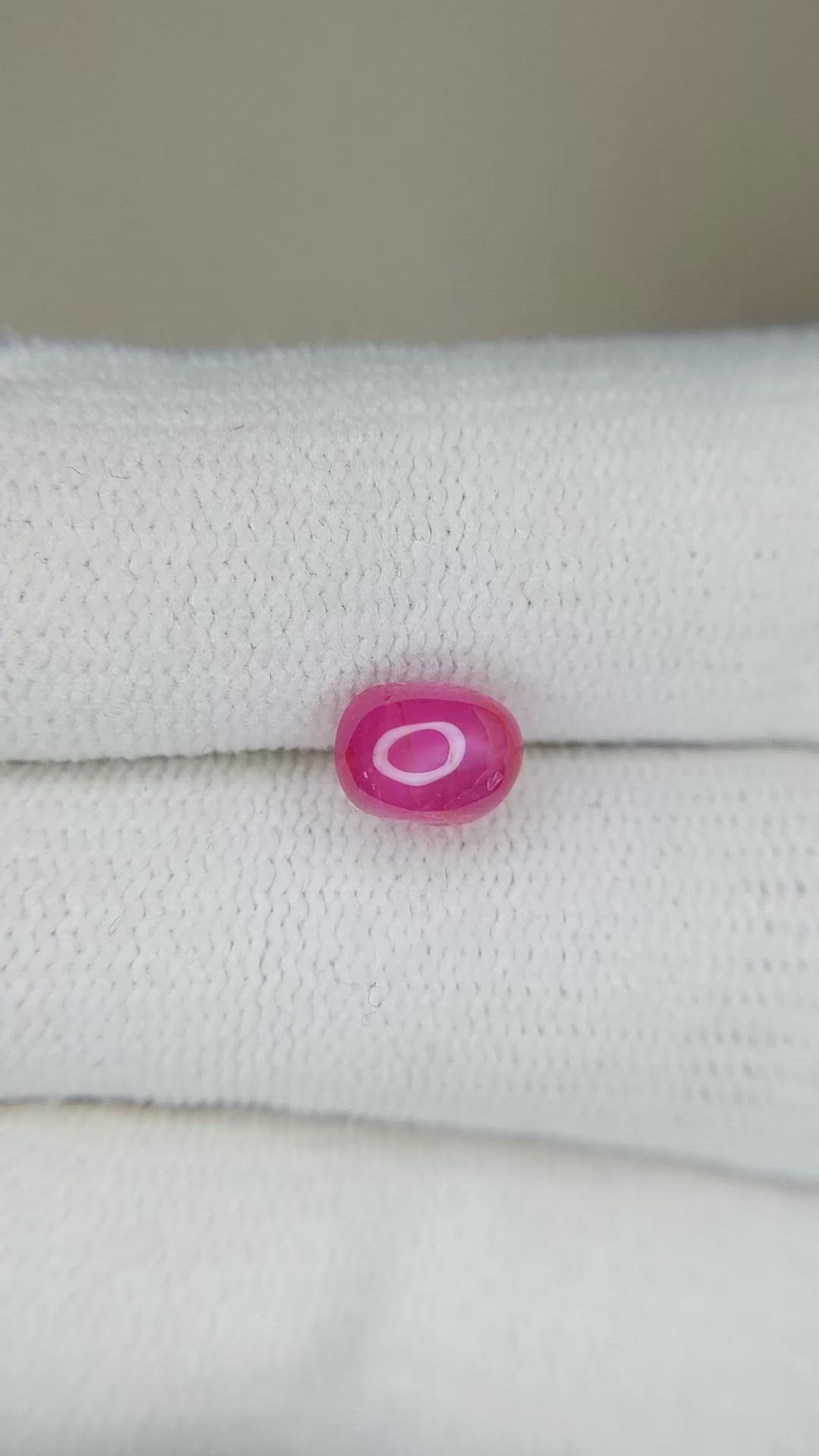 2.31 Ct. Star Ruby from Burma (Myanmar) Size Video