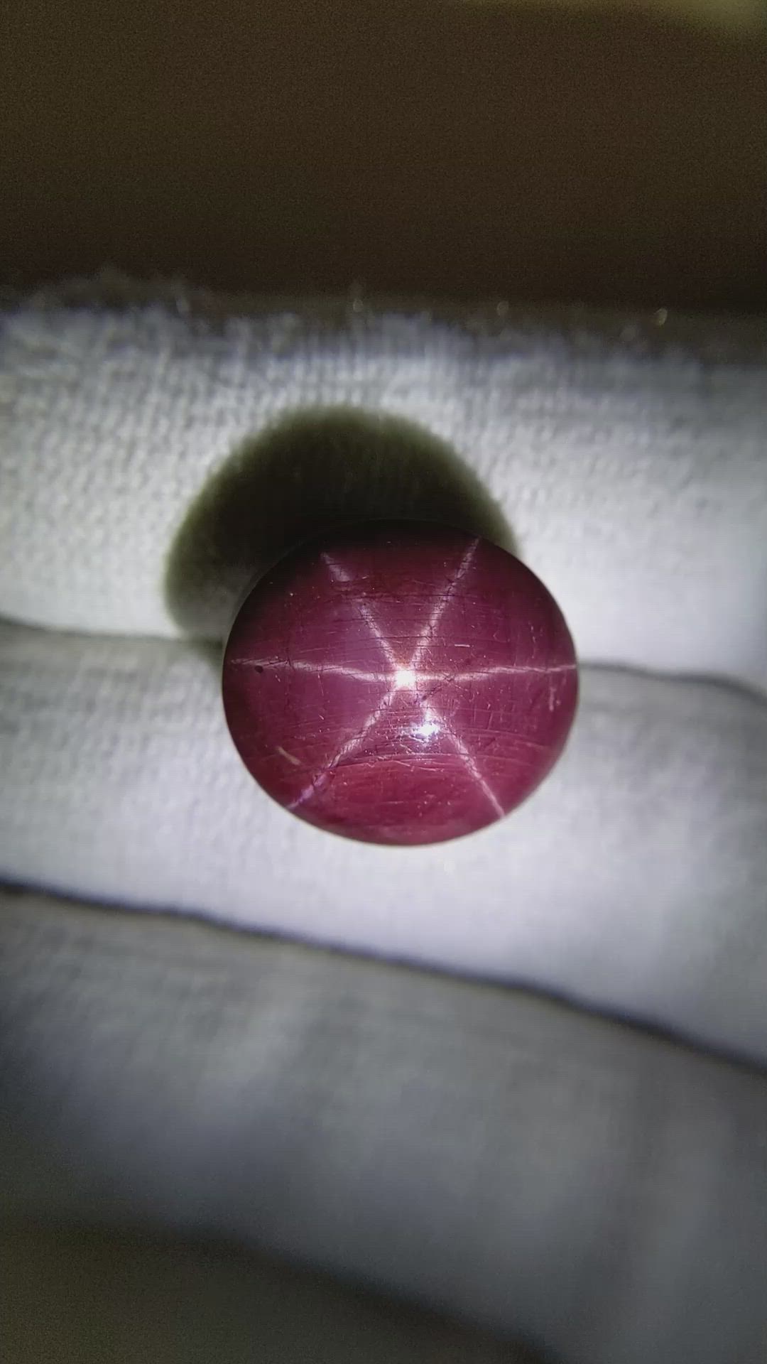 21.49 Ct. Star Ruby from Burma (Myanmar) Size Video