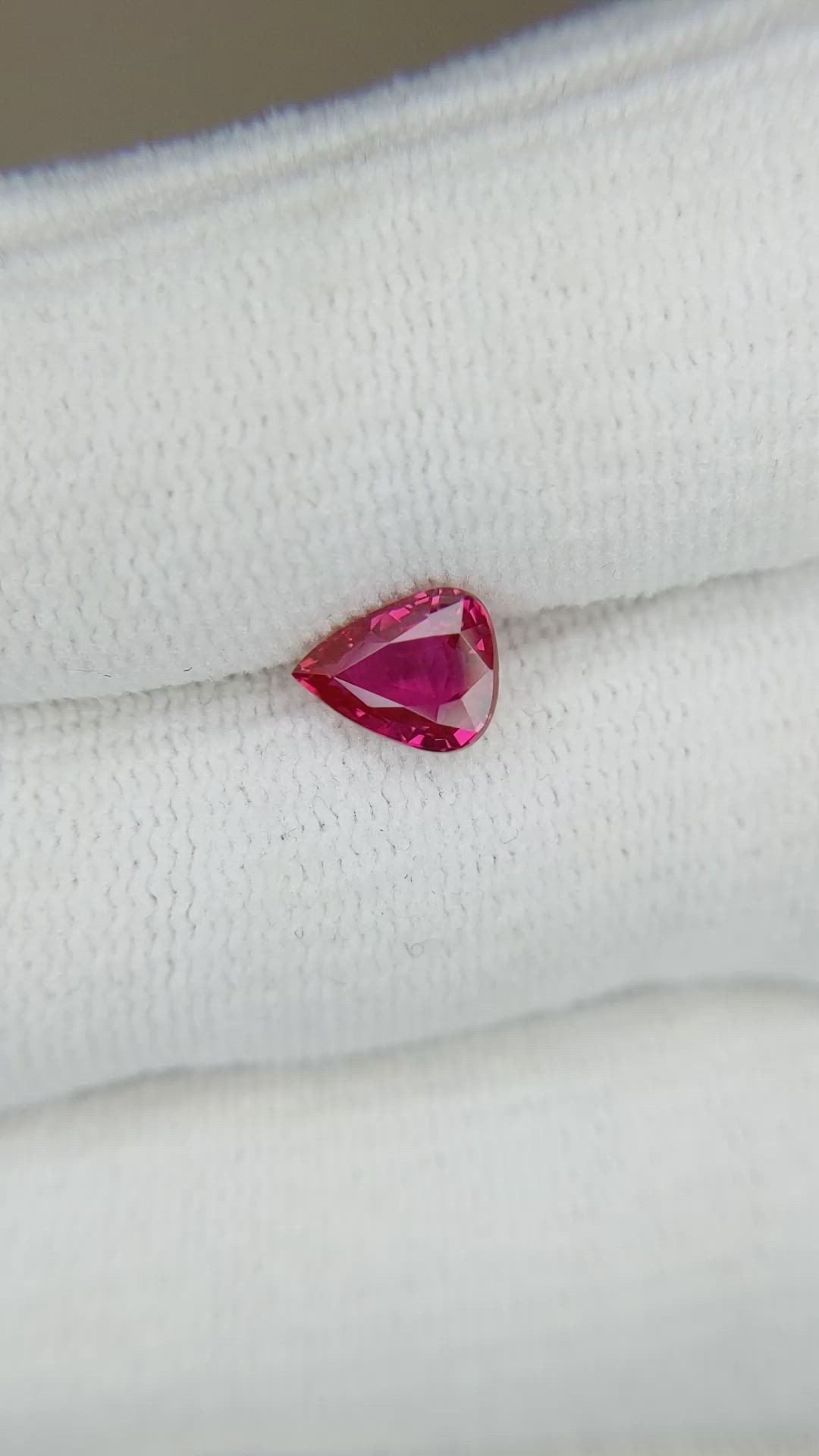 1.32 Ct. Ruby from Mozambique Size Video