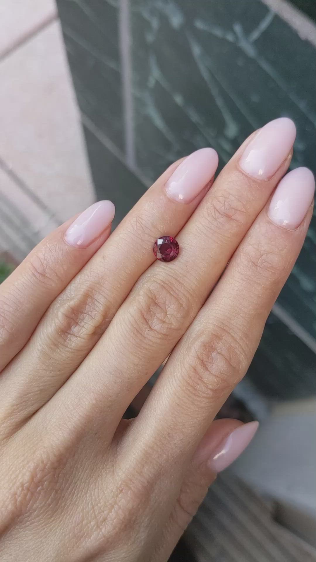 1.33 Ct. Ruby from Mozambique Size Video