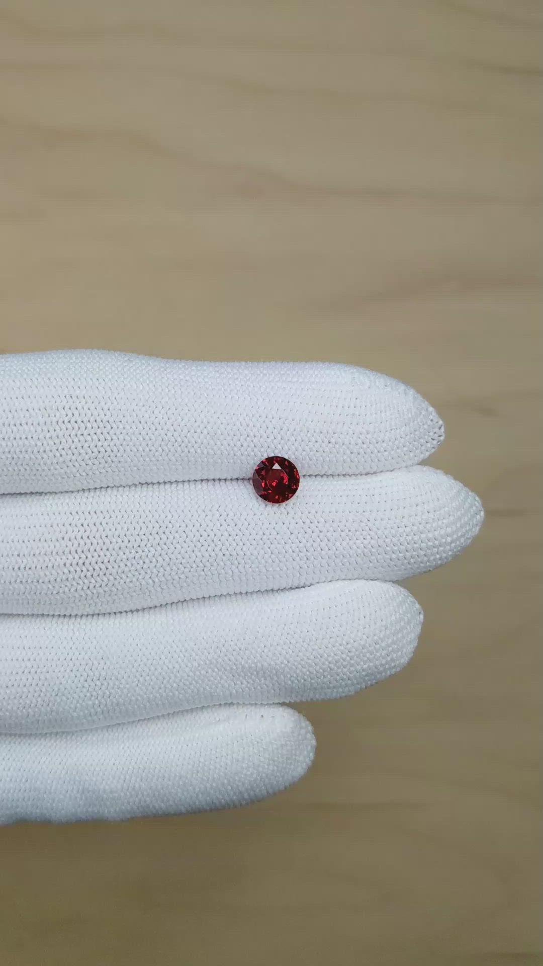 1.33 Ct. Ruby from Mozambique Size Video