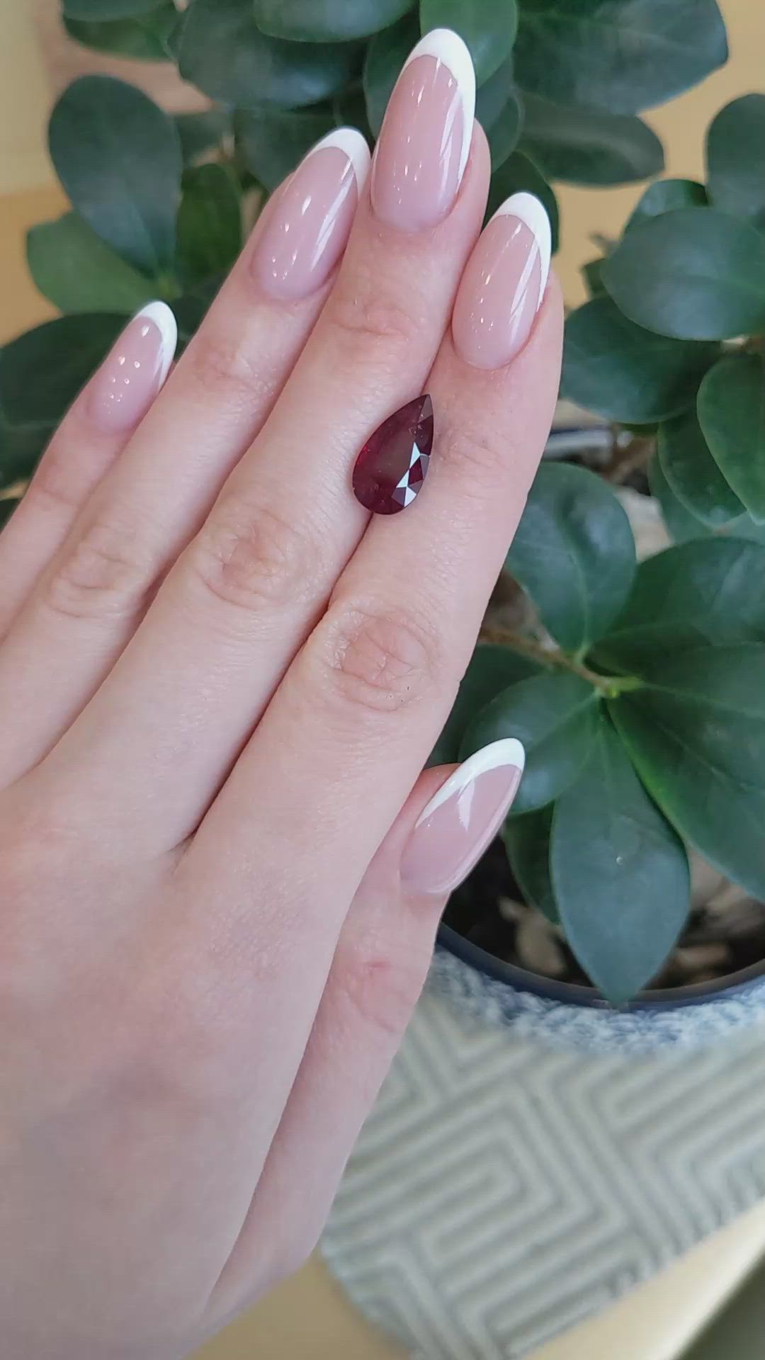 5.06 Ct. Ruby from Mozambique Size Video