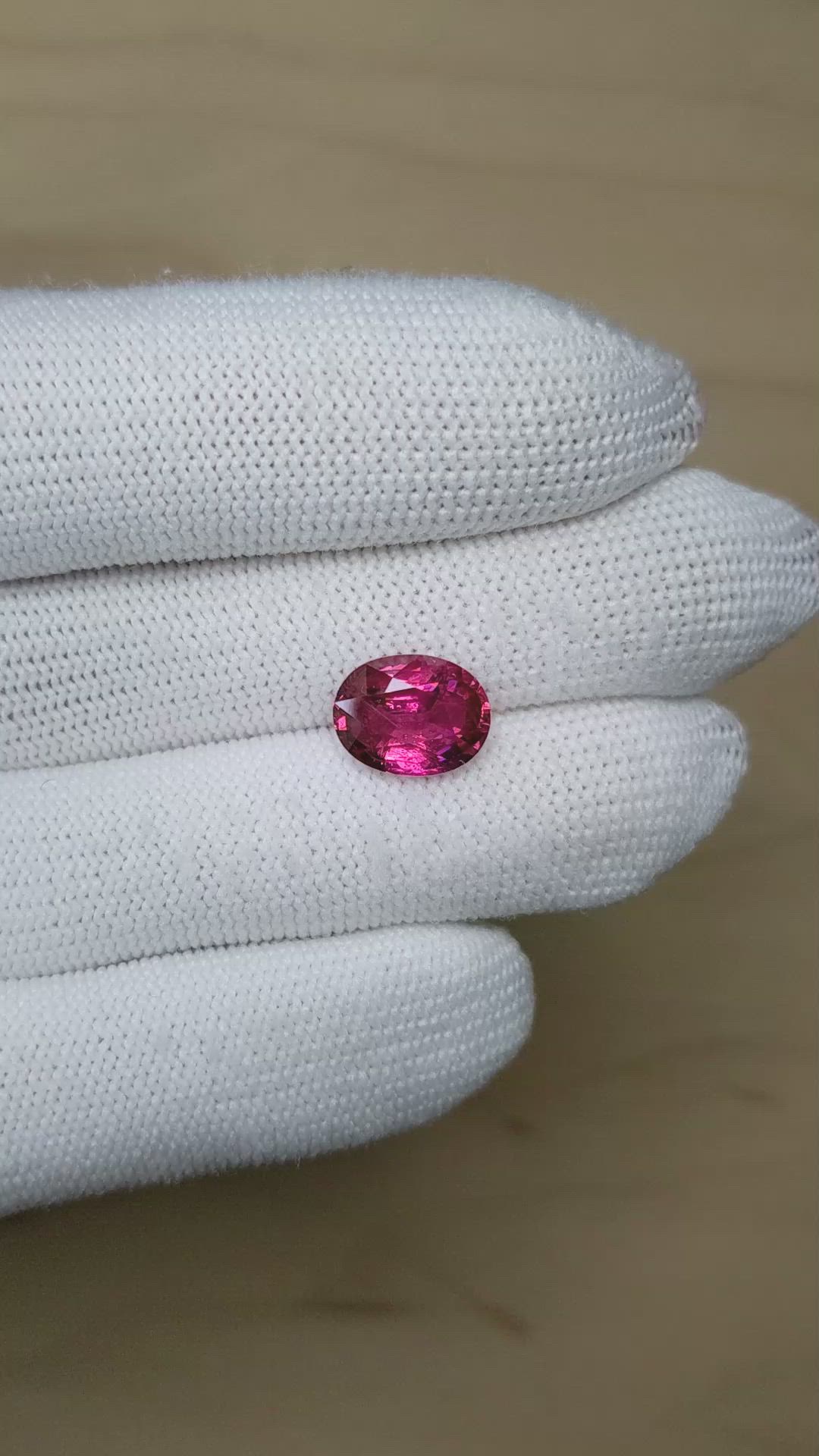 4.33 Ct. Ruby from Mozambique Size Video