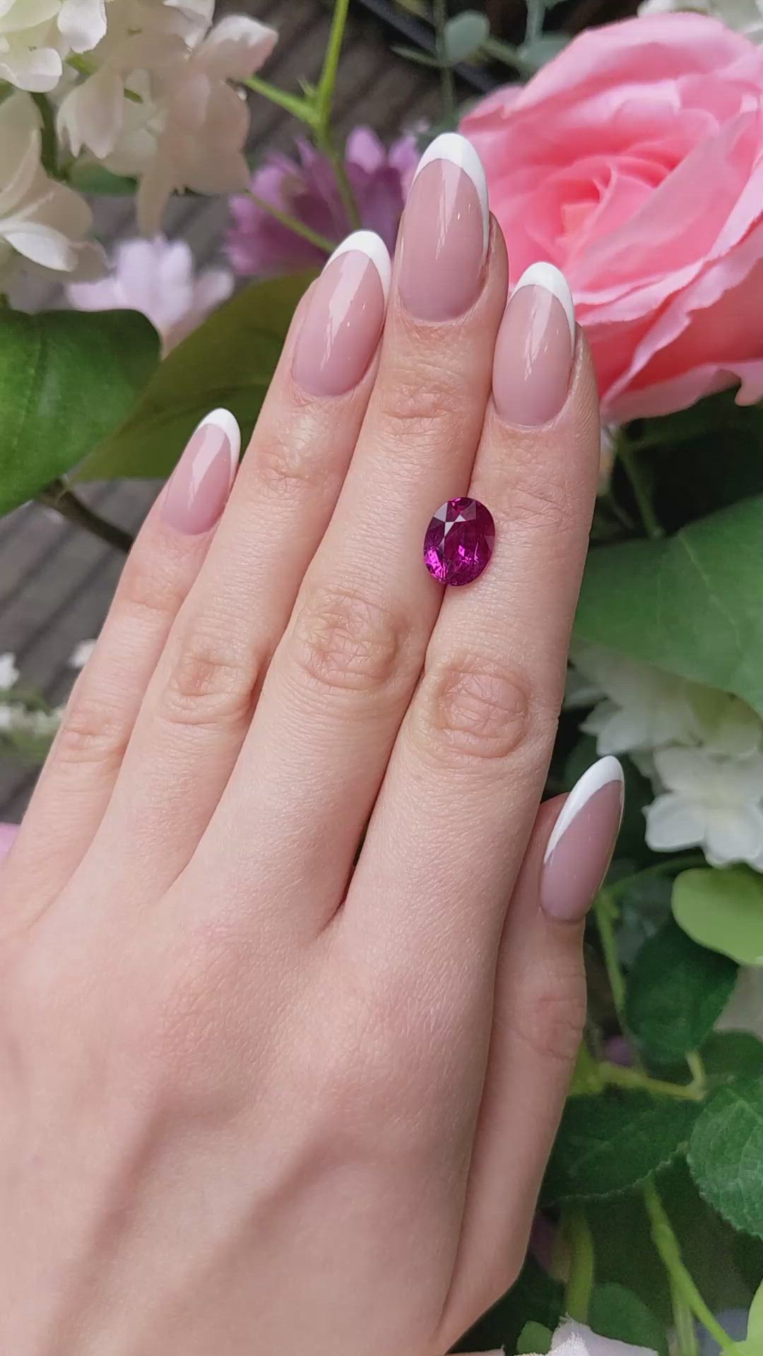 4.33 Ct. Ruby from Mozambique Size Video