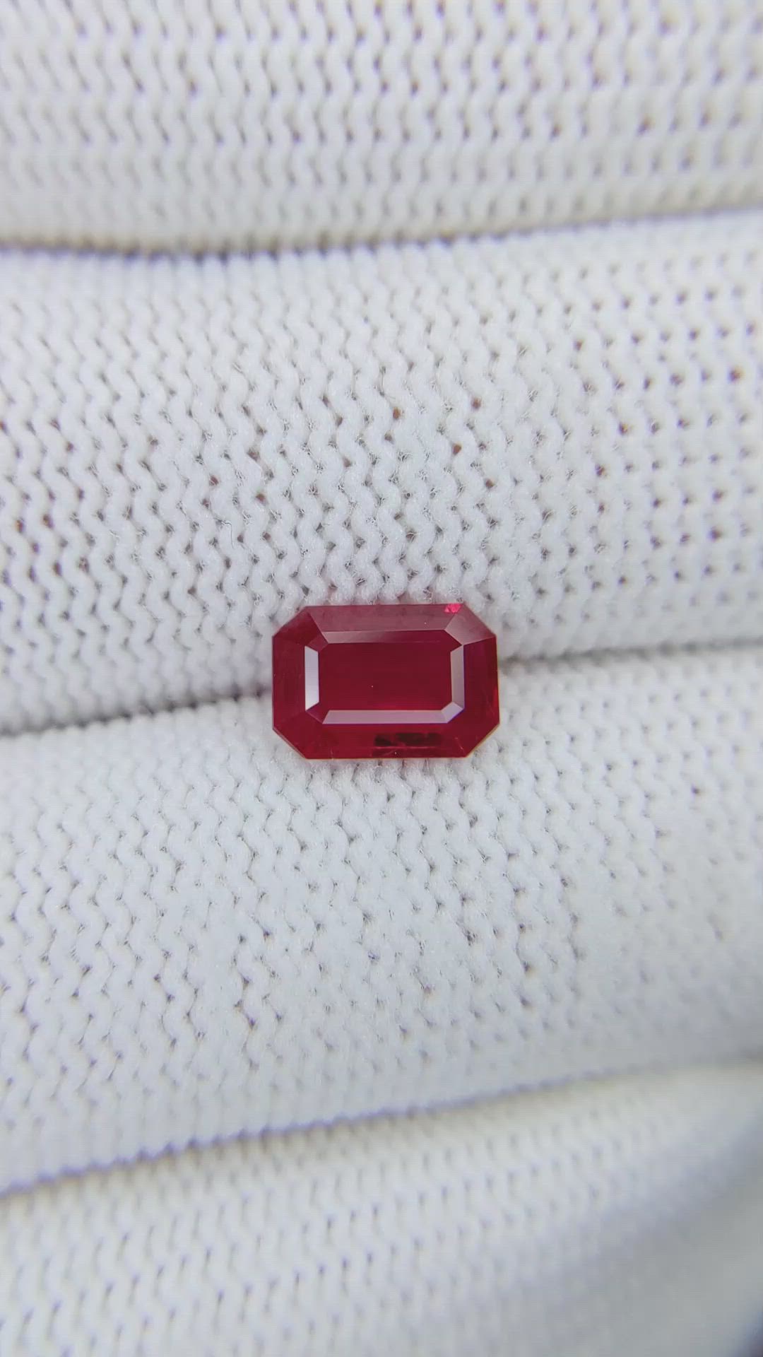 1.38 Ct. Ruby from Burma (Myanmar) Size Video