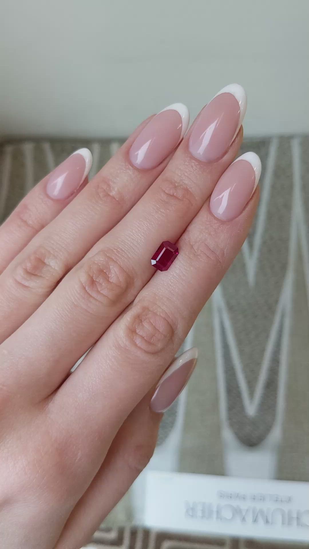 1.38 Ct. Ruby from Burma (Myanmar) Size Video