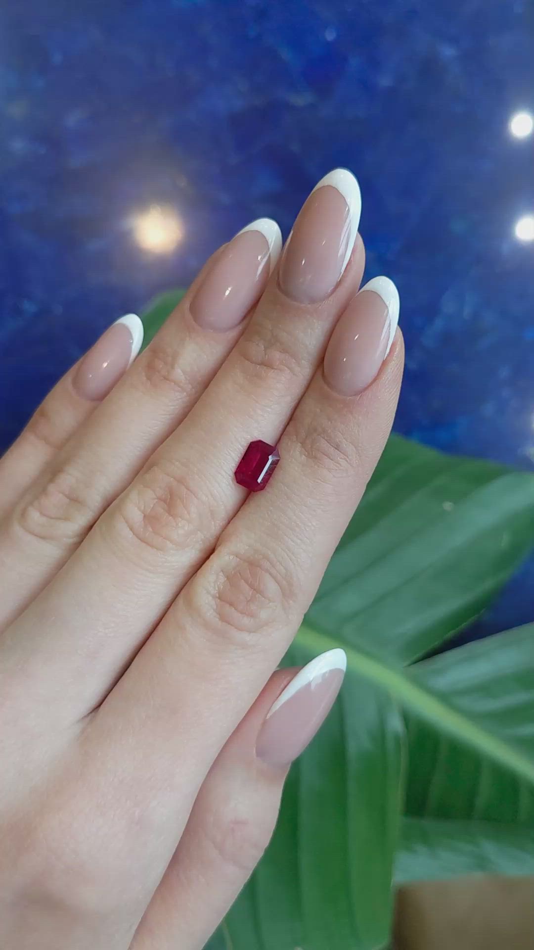 1.38 Ct. Ruby from Burma (Myanmar) Size Video