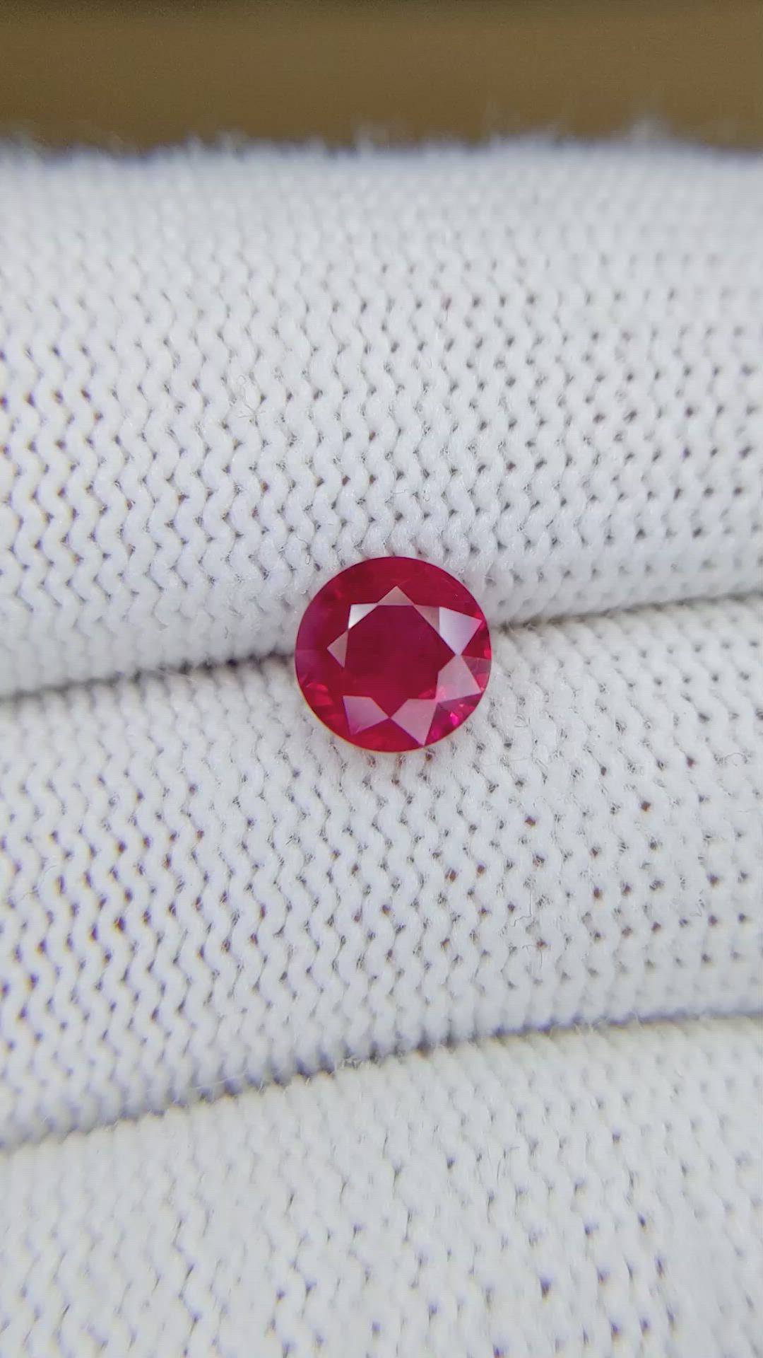 1.33 Ct. Ruby from Burma (Myanmar) Size Video