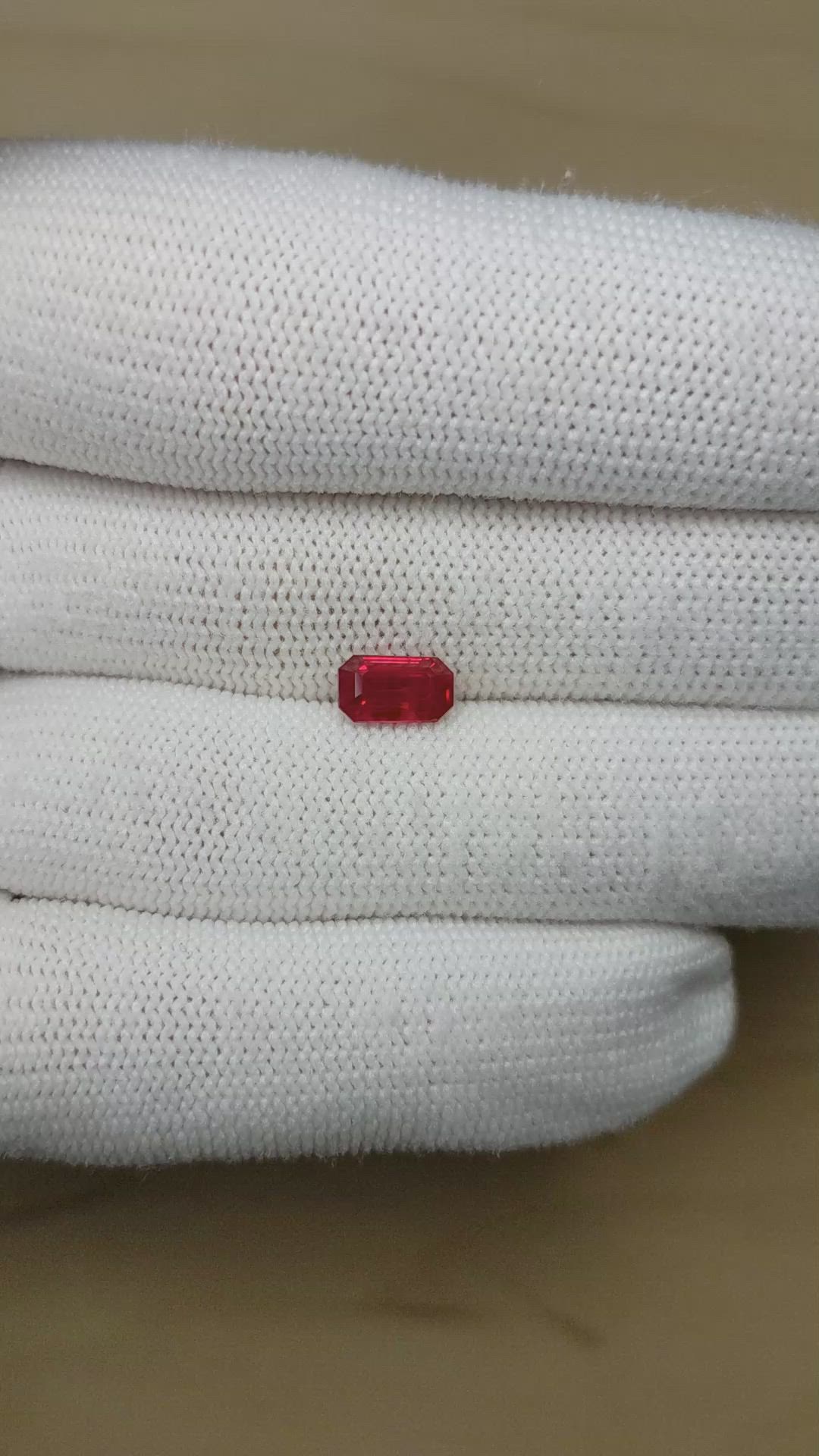 1.42 Ct. Ruby from Burma (Myanmar) Size Video