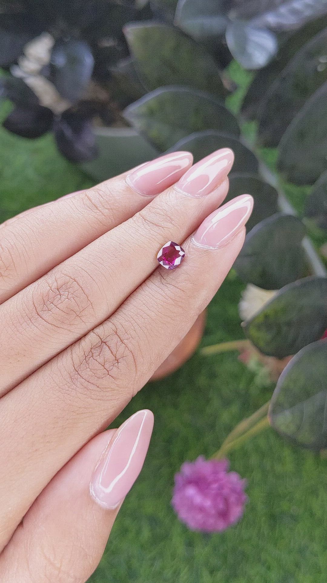 0.93 Ct. Ruby from Tanzania Size Video