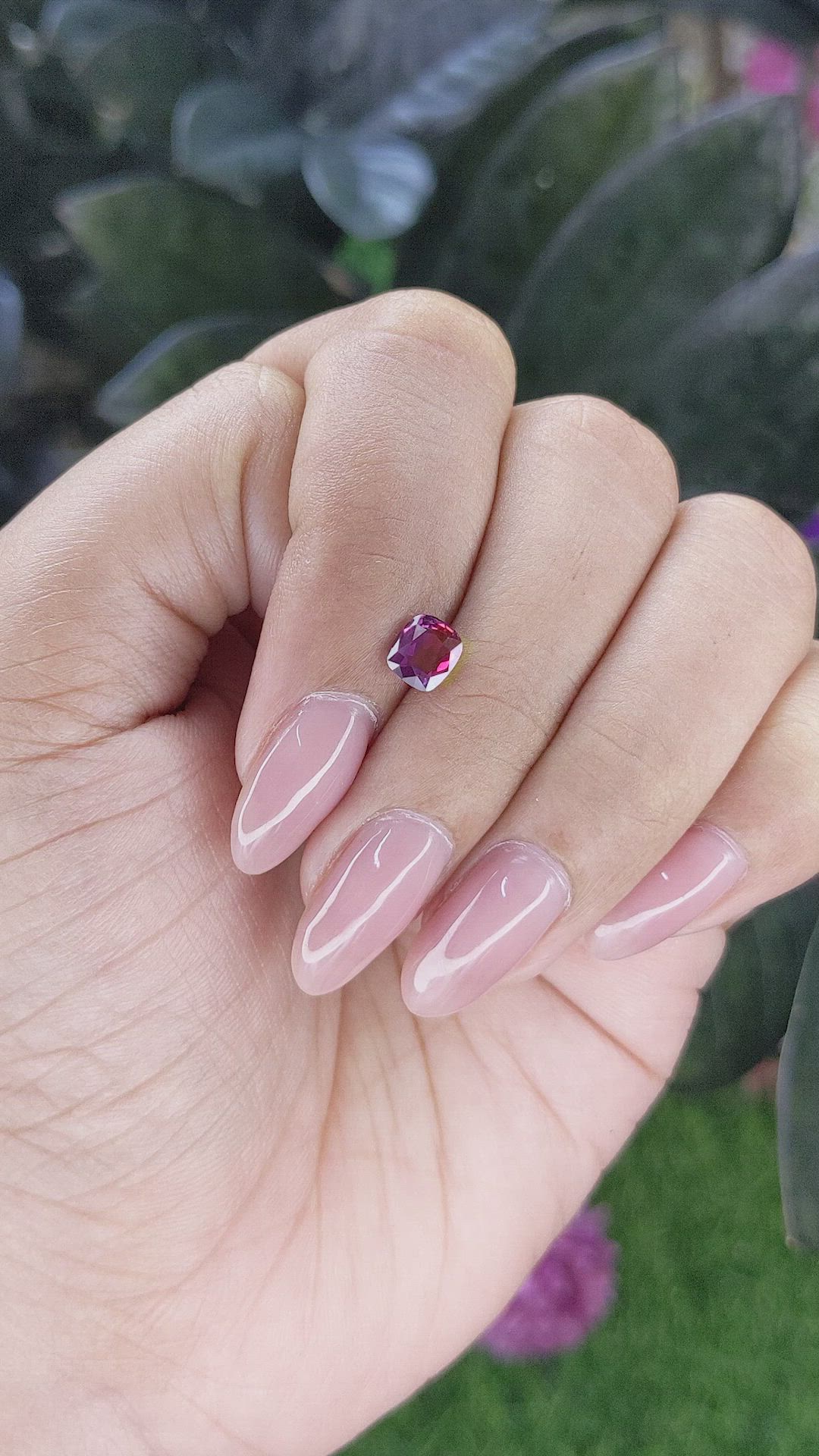 0.93 Ct. Ruby from Tanzania Size Video