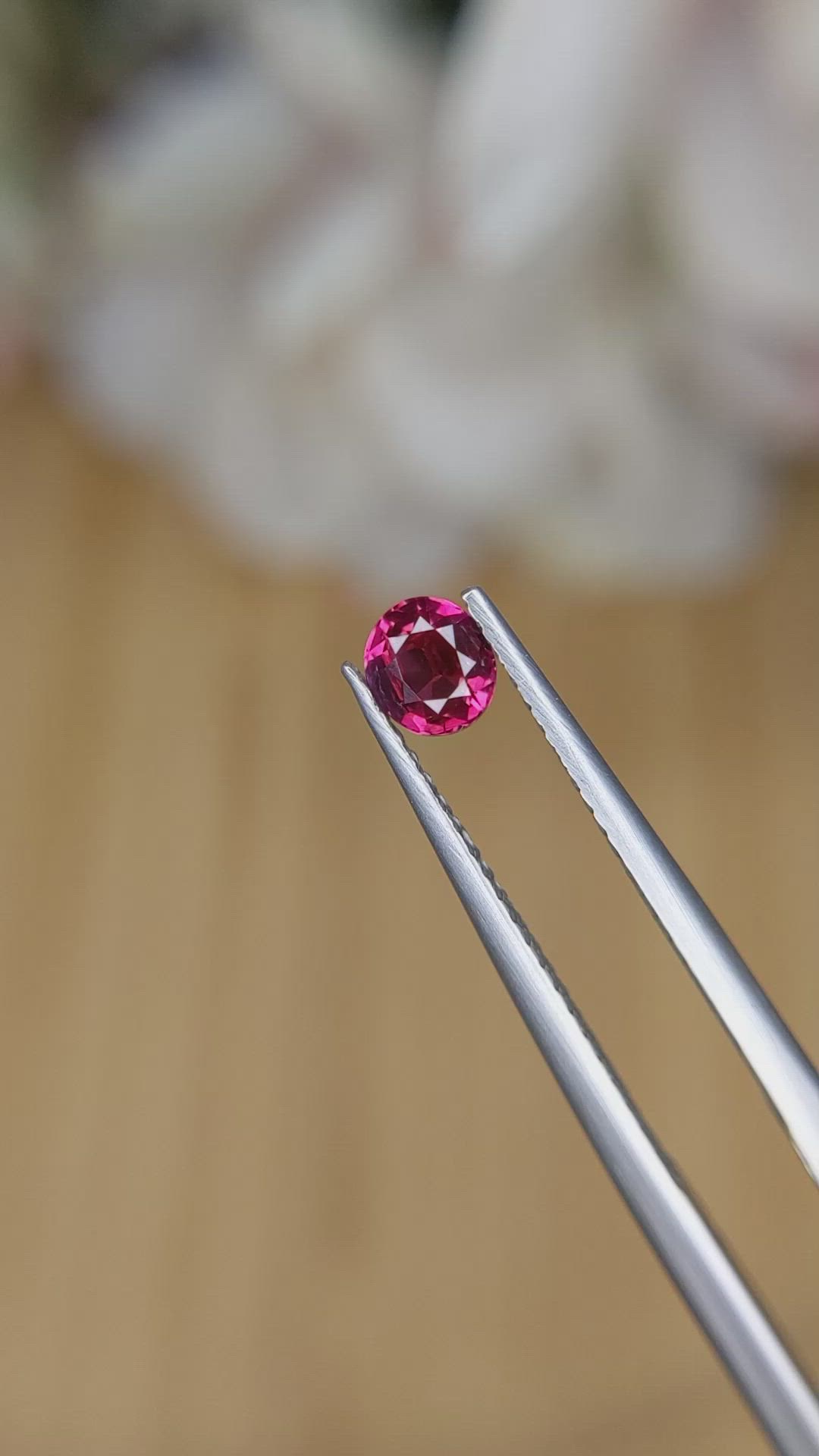 0.43 Ct. Ruby from Mozambique Size Video
