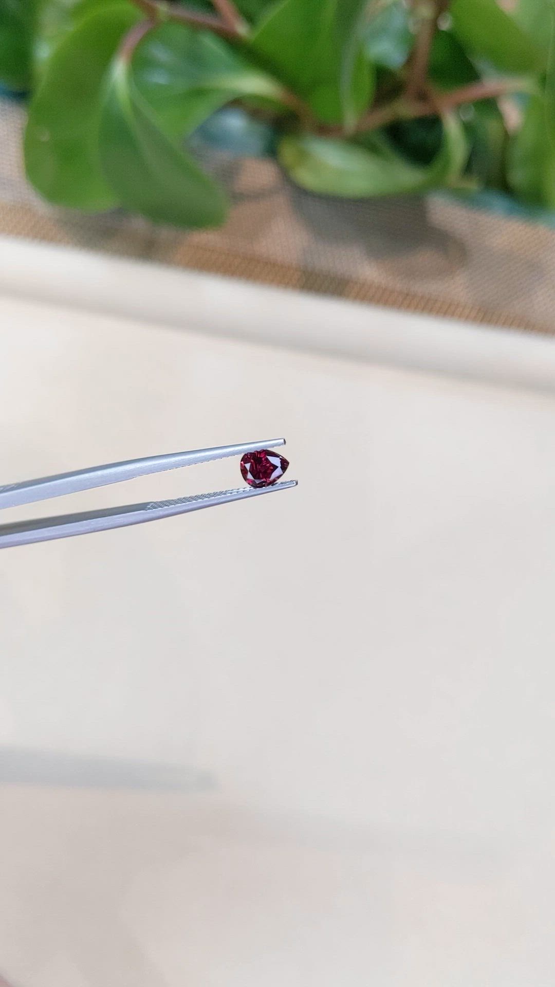 0.70 Ct. Ruby from Ceylon (Sri Lanka) Size Video