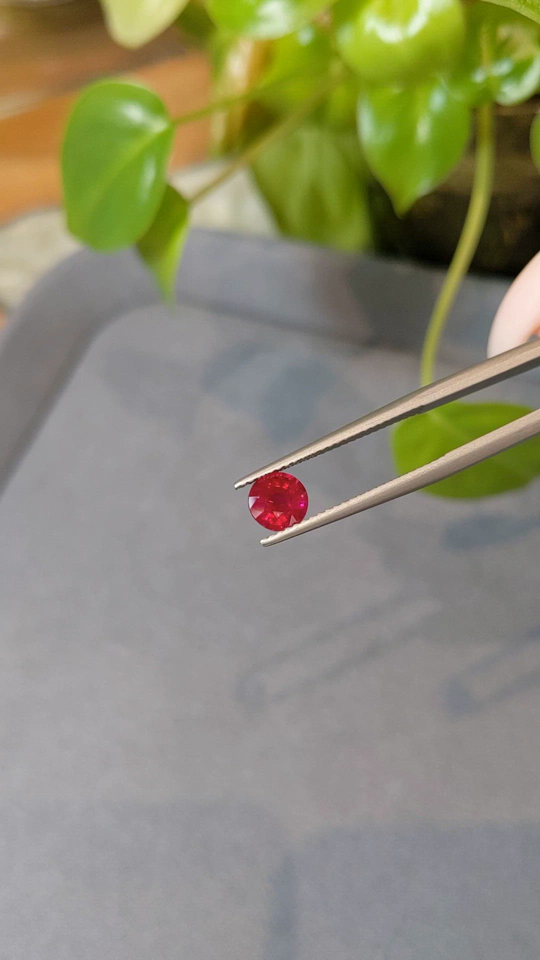 1.14 Ct. Ruby from Mozambique Size Video