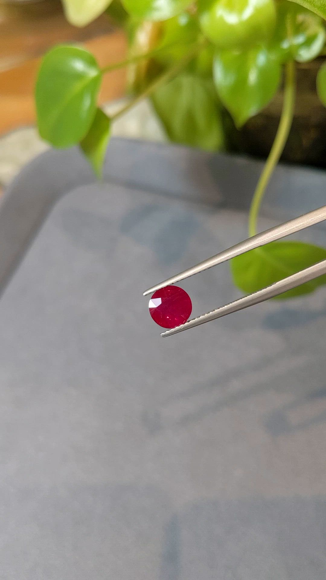 1.81 Ct. Ruby from Mozambique Size Video