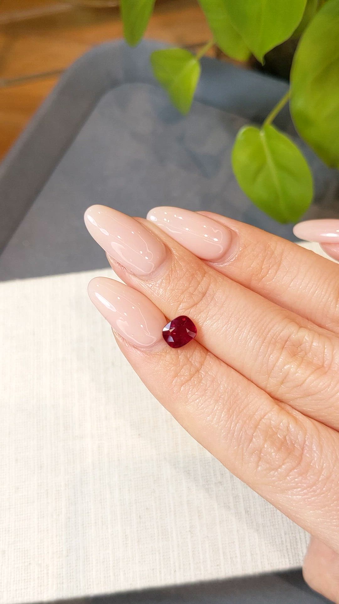 1.36 Ct. Ruby from Burma (Myanmar) Size Video