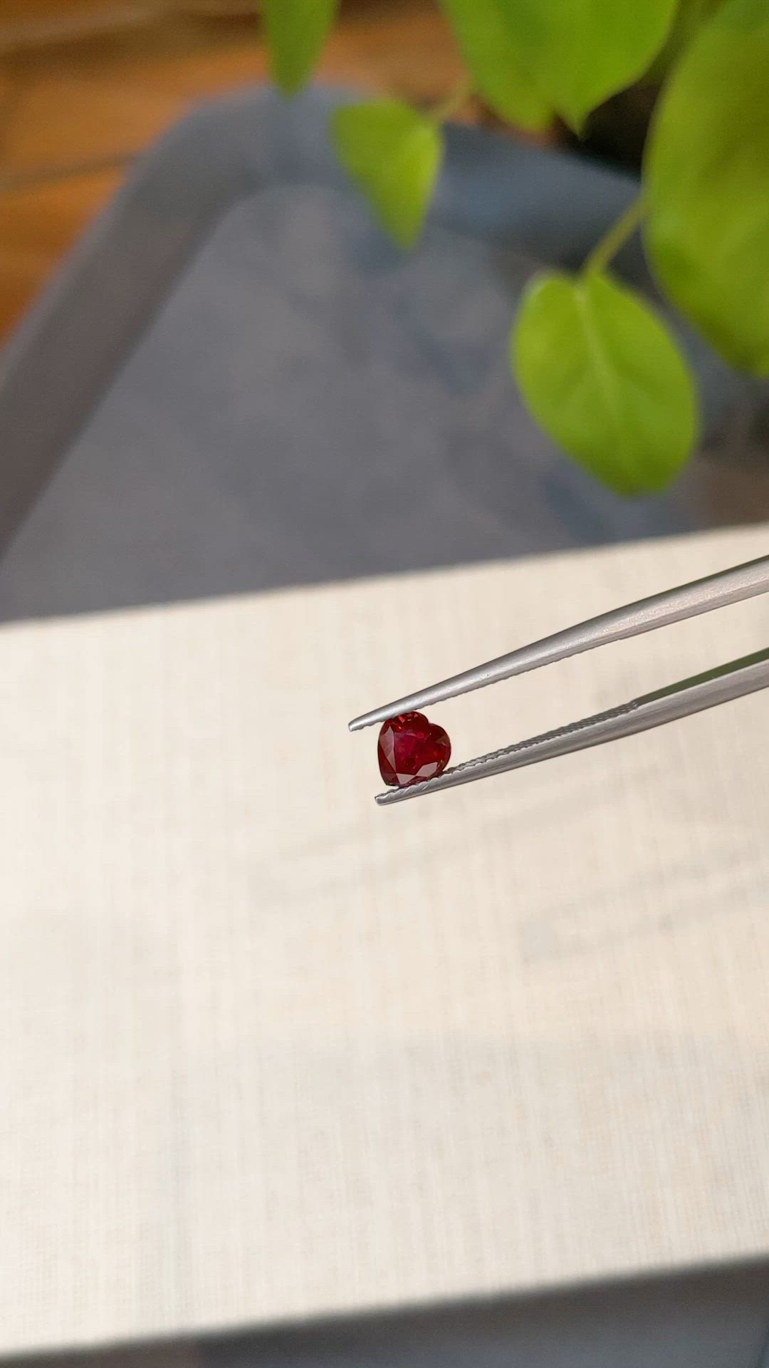 1.02 Ct. Ruby from Burma (Myanmar) Size Video