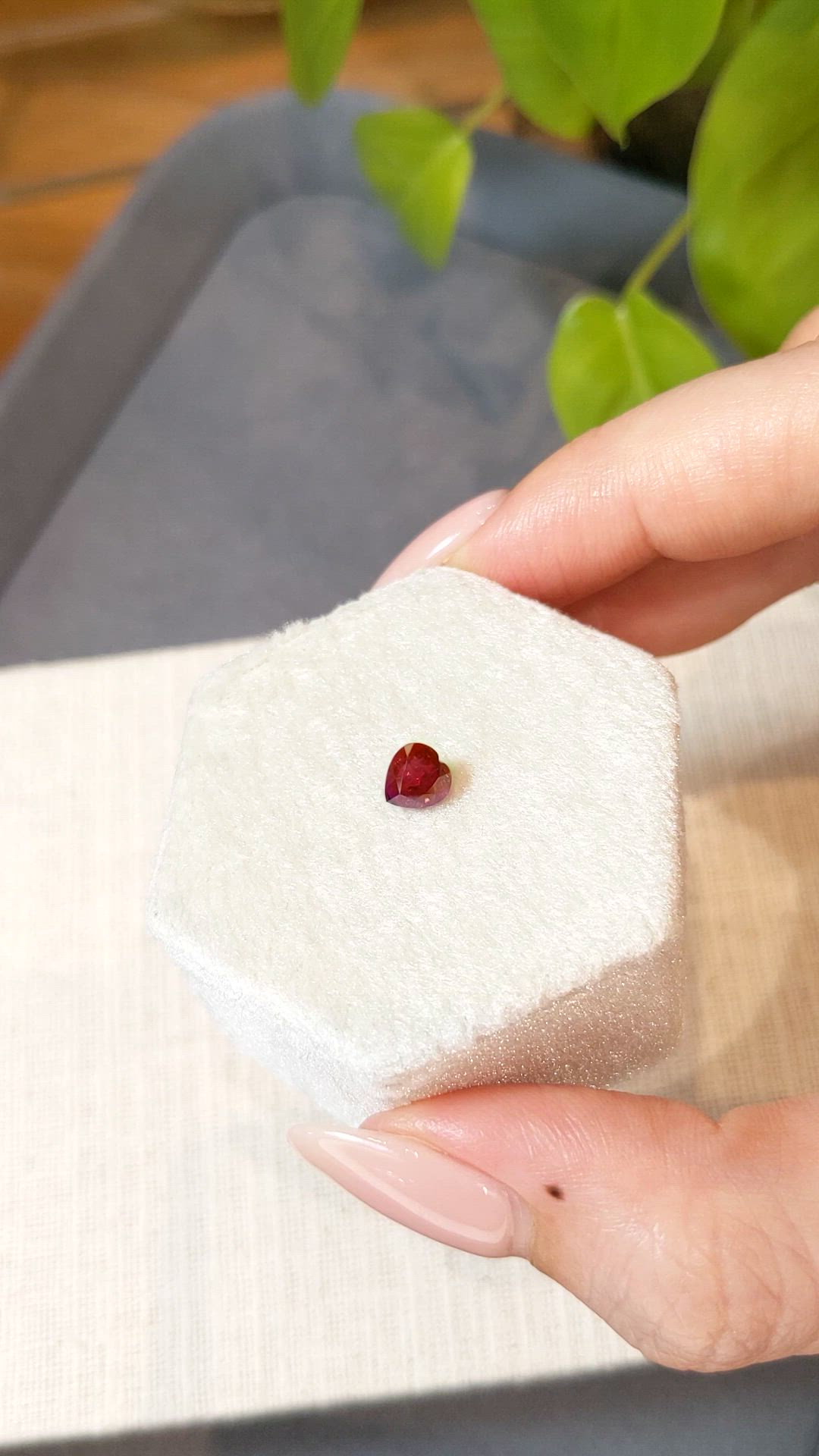 1.02 Ct. Ruby from Burma (Myanmar) Size Video