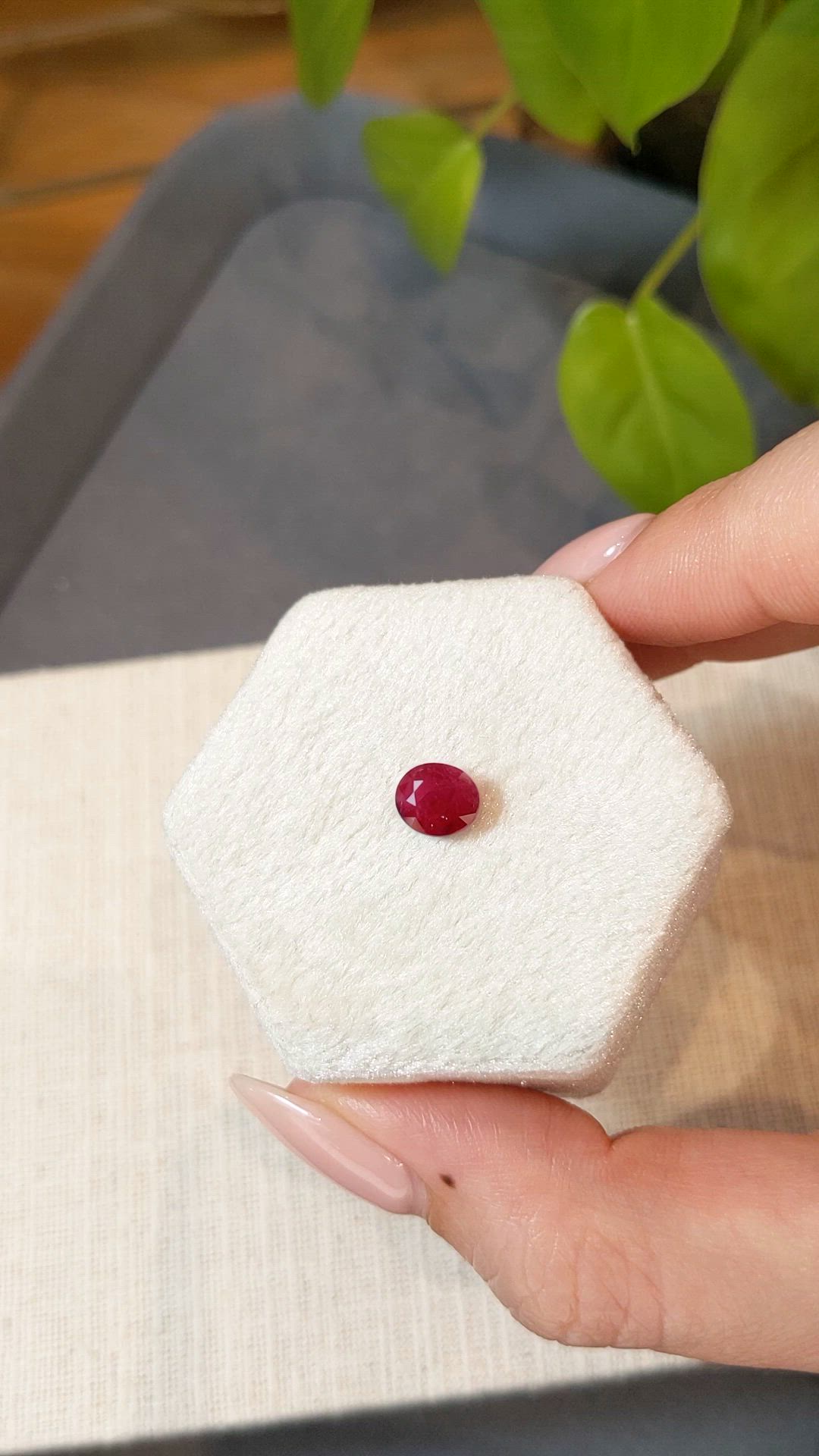 1.41 Ct. Ruby from Burma (Myanmar) Size Video