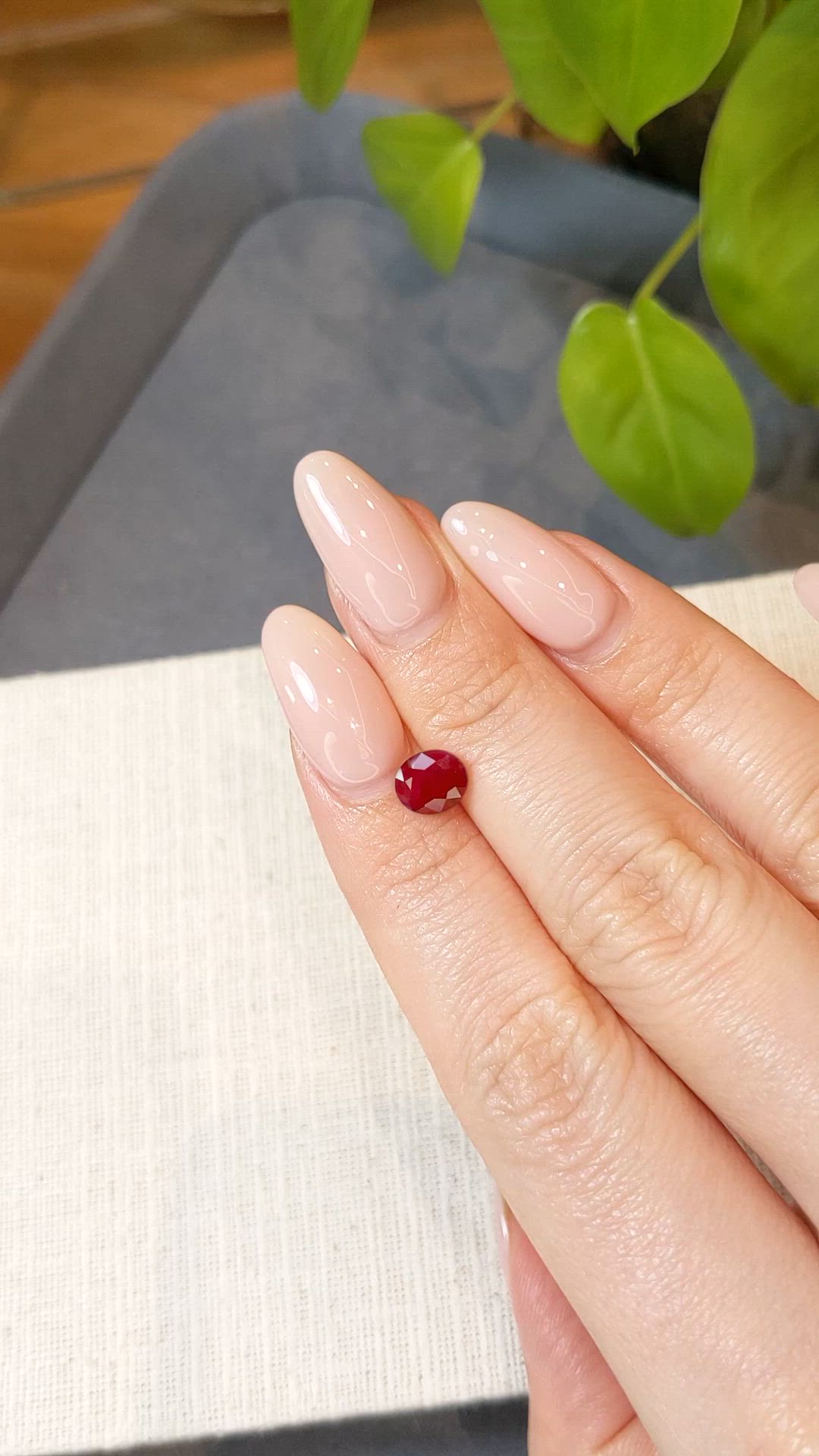 1.41 Ct. Ruby from Burma (Myanmar) Size Video