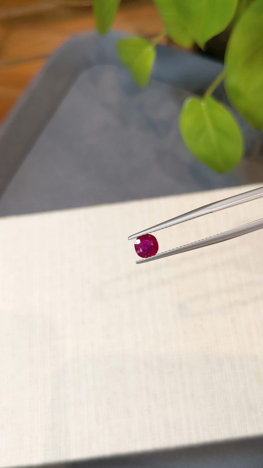 1.00 Ct. Ruby from Burma (Myanmar) Size Video