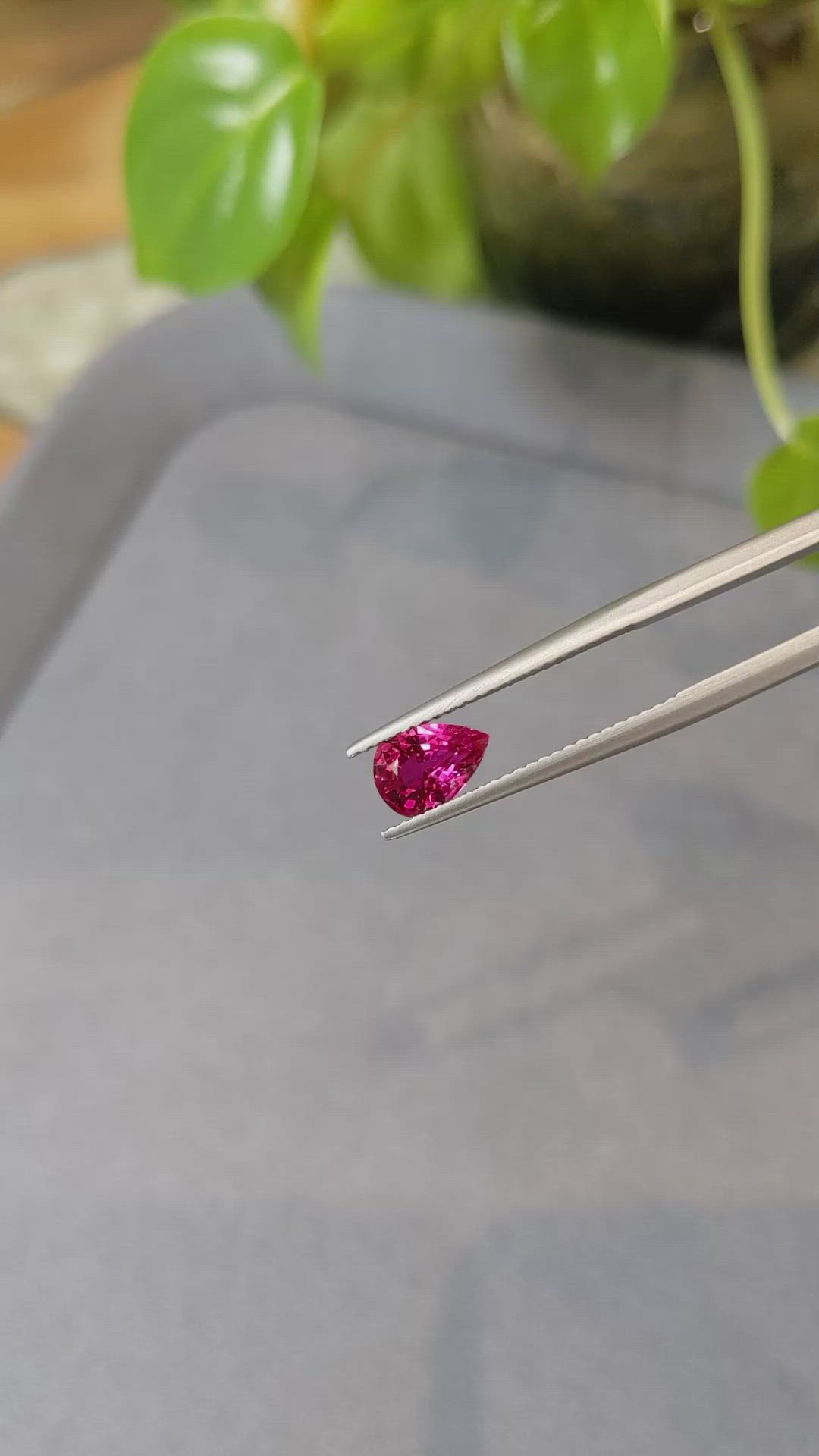 1.28 Ct. Ruby from Mozambique Size Video