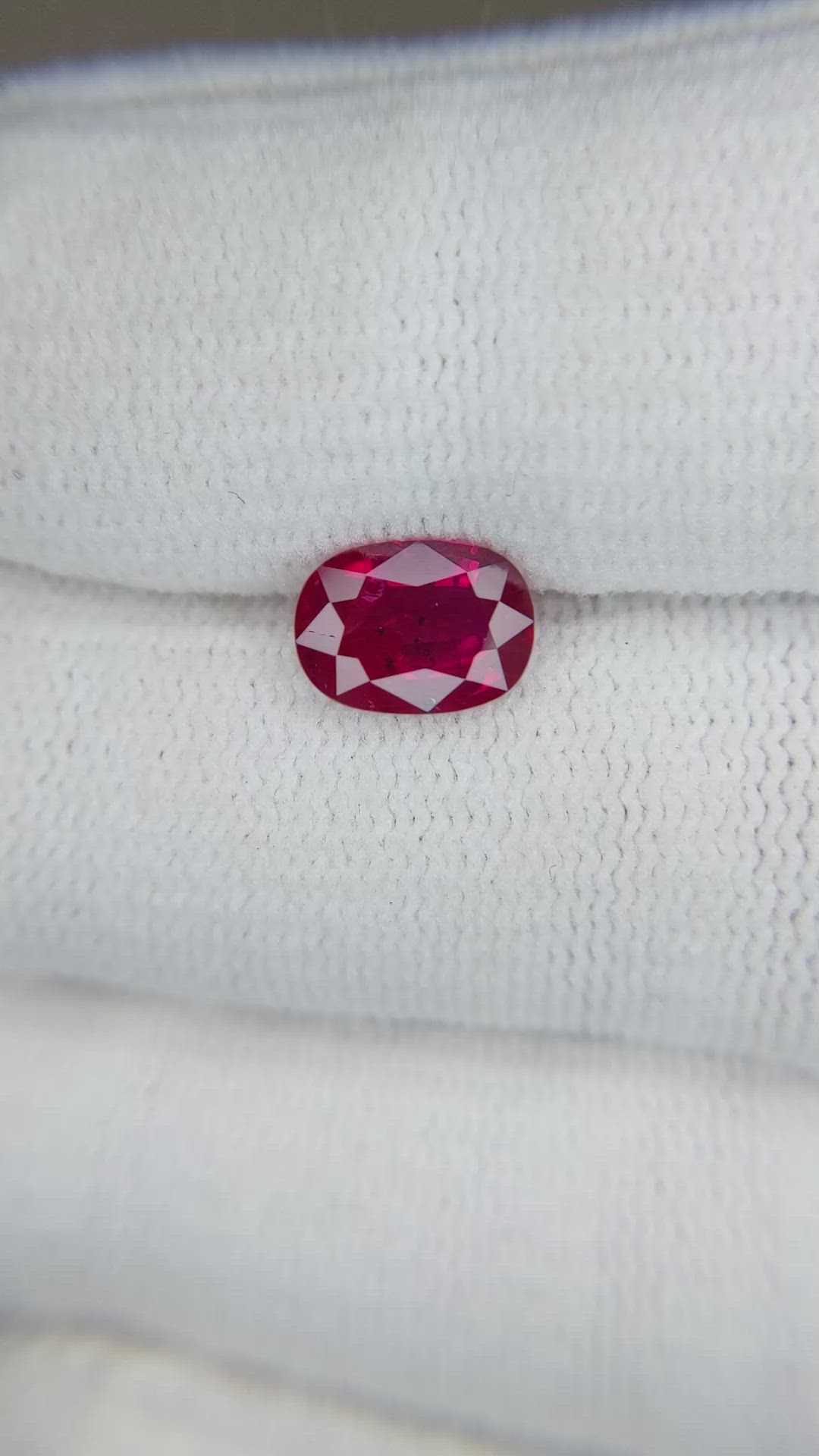 1.61 Ct. Ruby from Mozambique Size Video