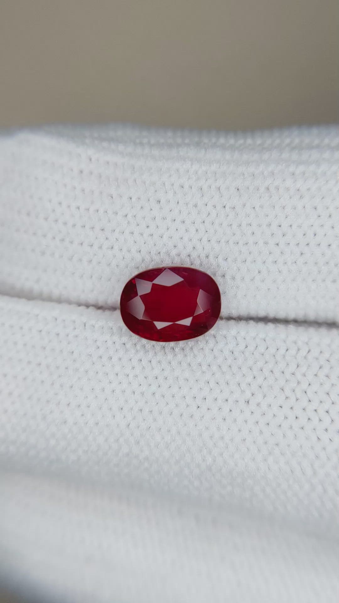 1.59 Ct. Ruby from Mozambique Size Video