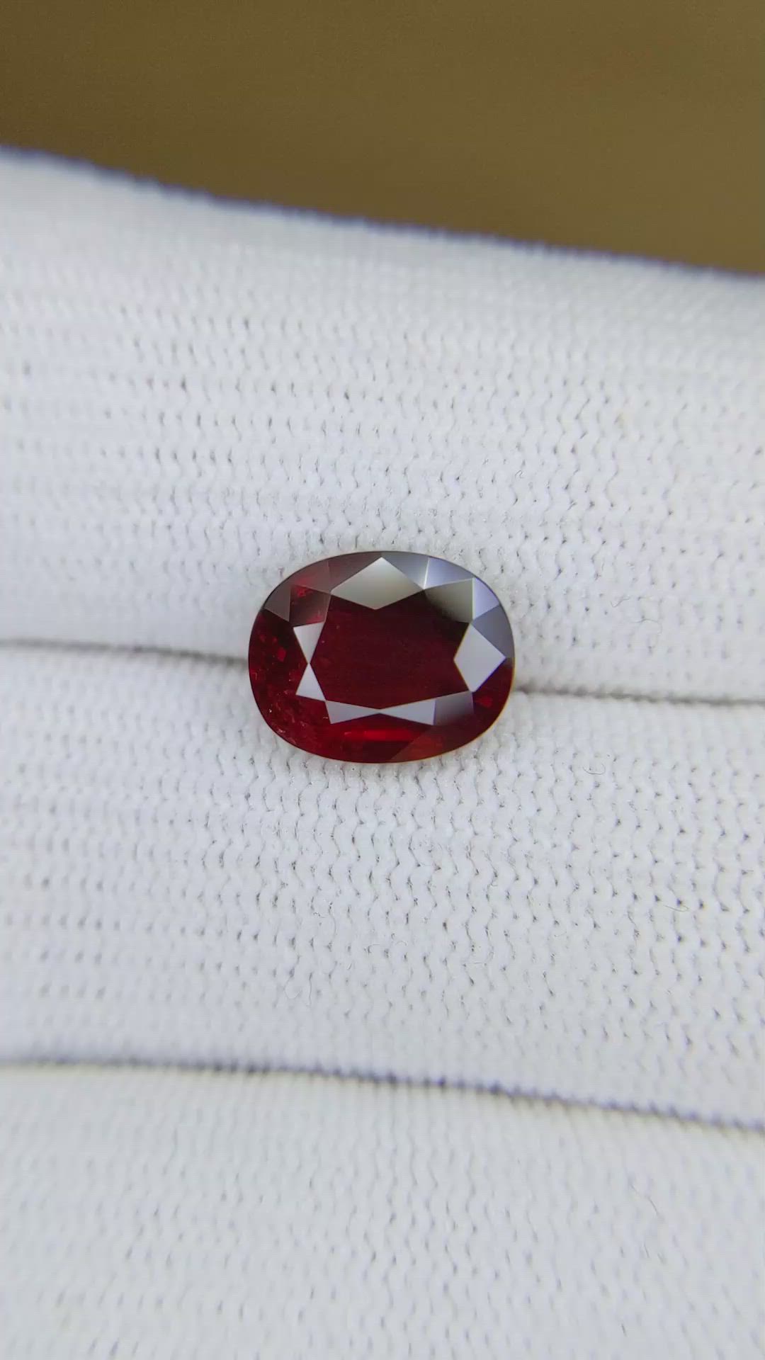 3.57 Ct. Ruby from Mozambique Size Video